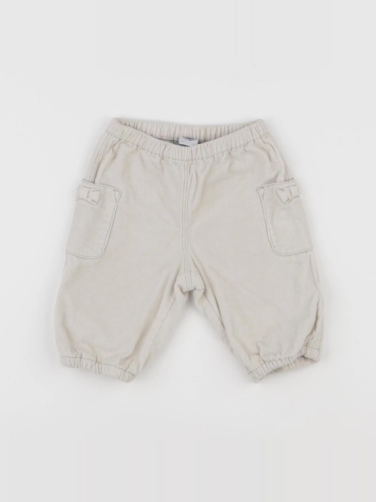 Petit Bateau - pantalon doublé beige - 3 mois