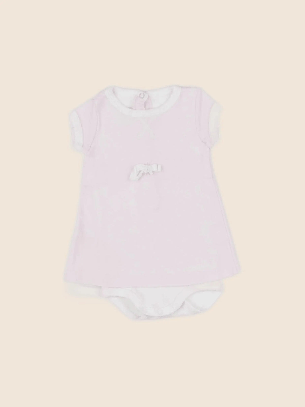 Petit Bateau - body robe rose - 3 mois