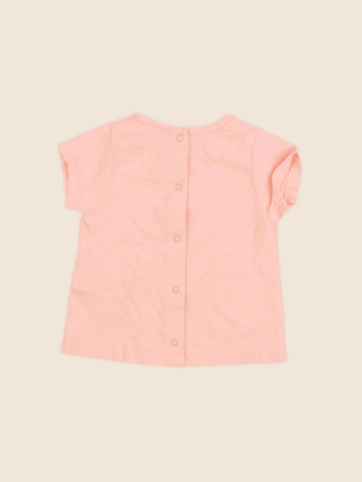 Tape à l'oeil - tee-shirt rose fluo - 3 mois