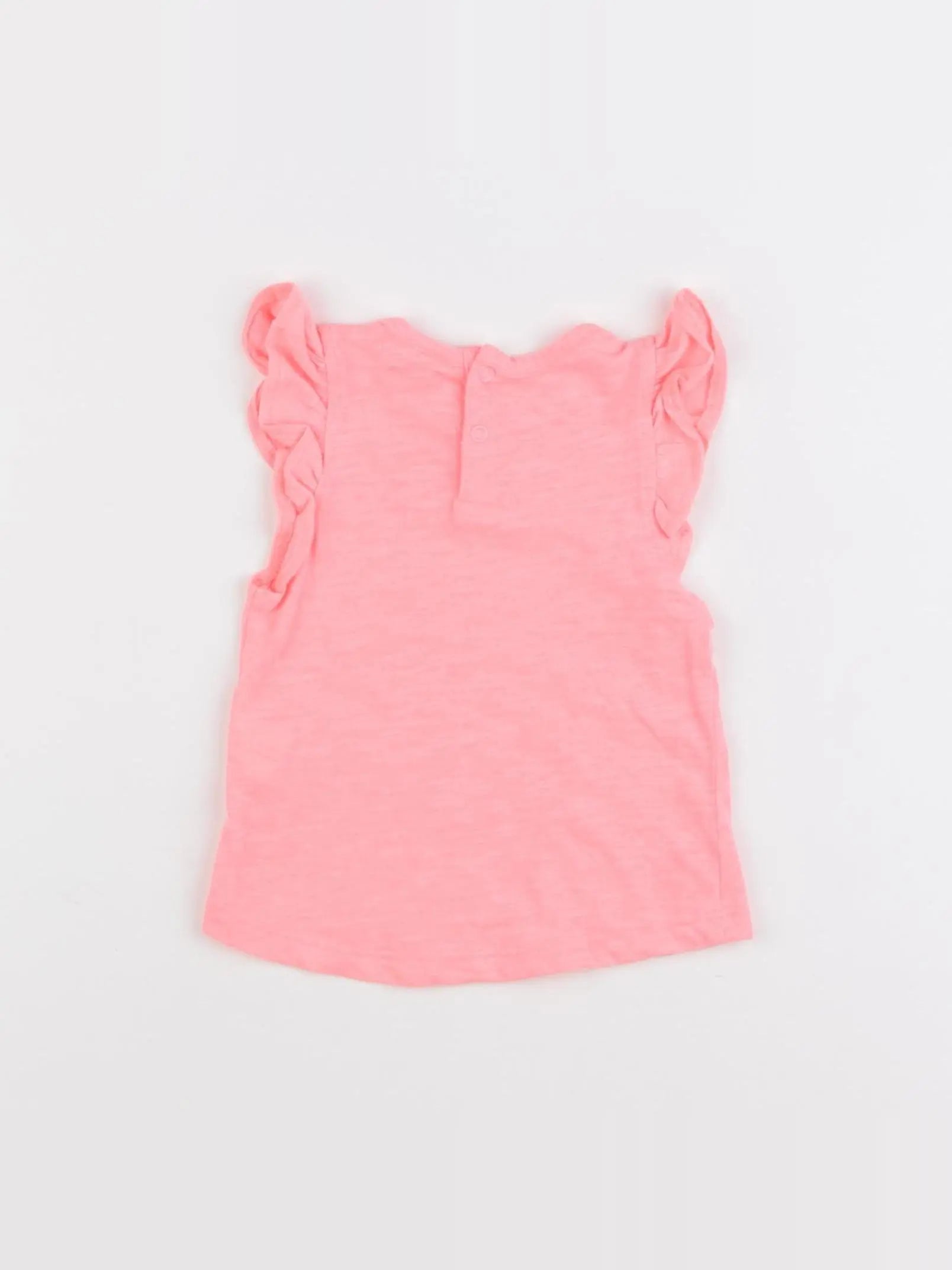 Tape à l'oeil - tee-shirt rose fluo - 3 mois