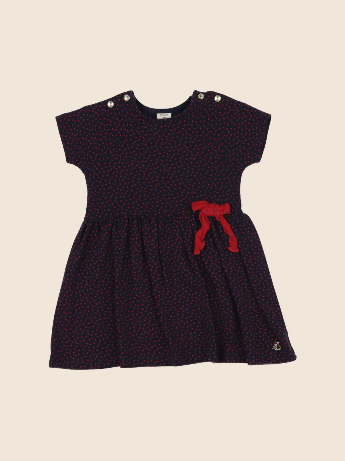 Petit Bateau - robe bleu - 18 mois