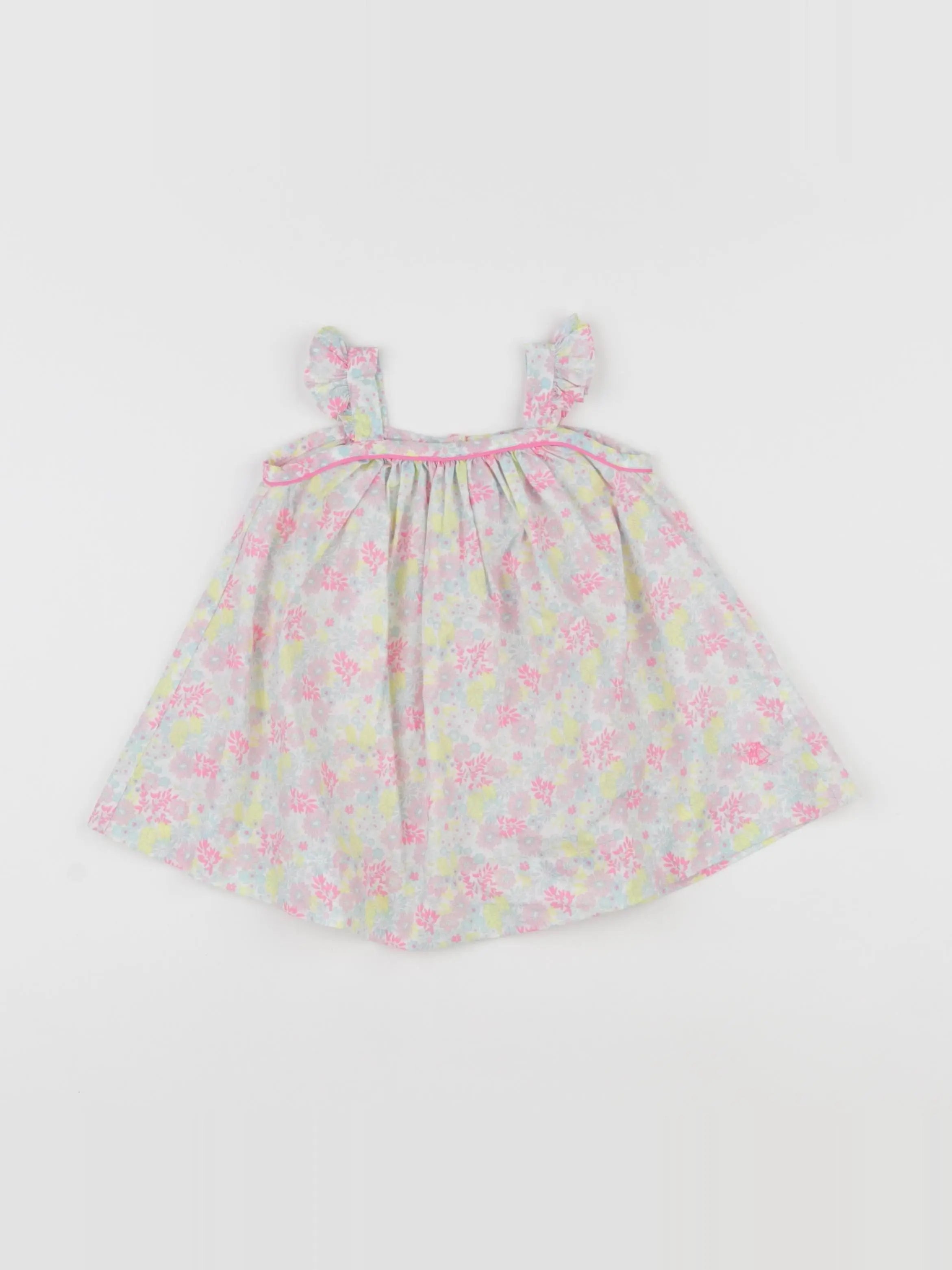 Petit Bateau - robe multicolore - 3 mois