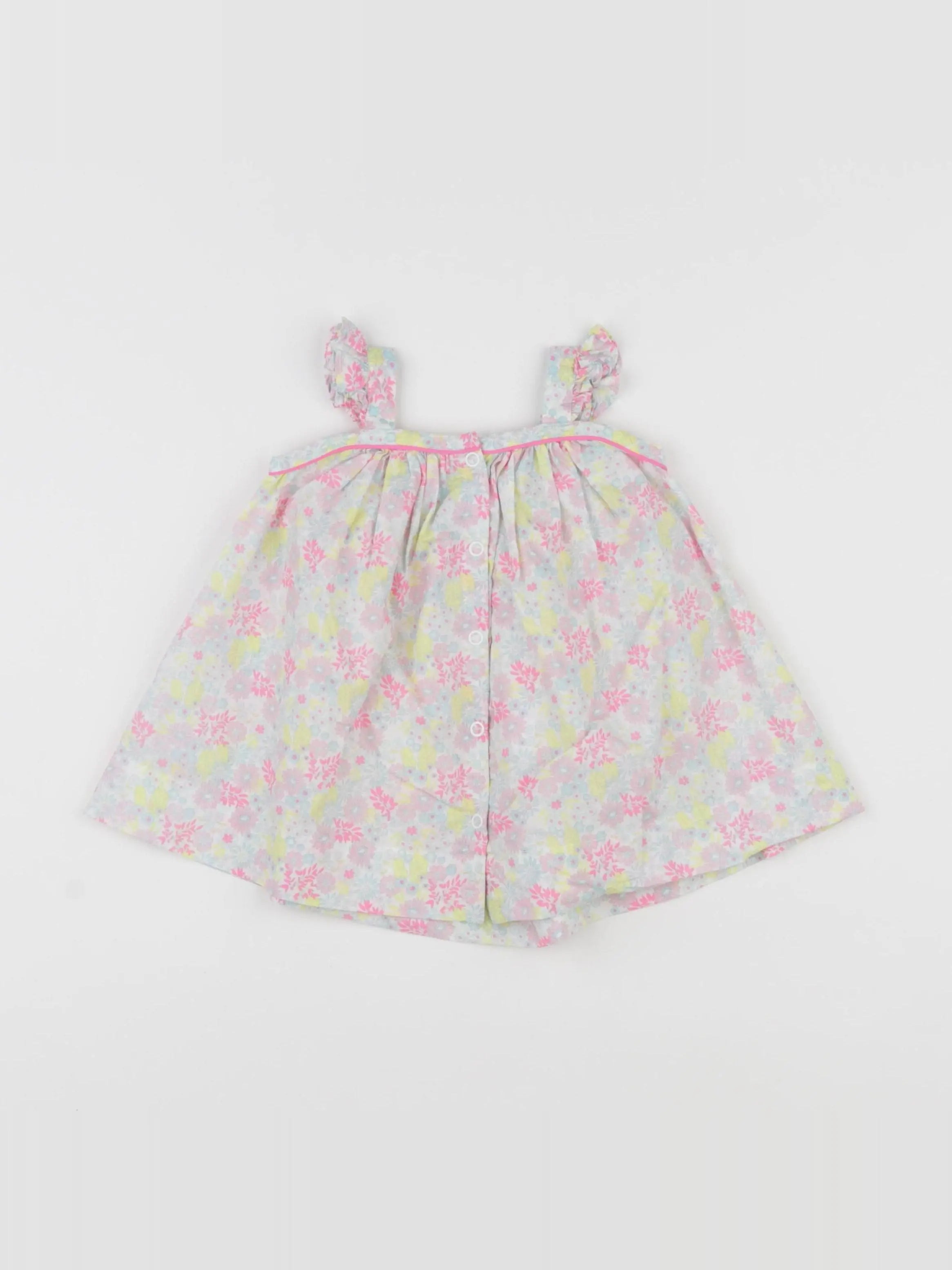 Petit Bateau - robe multicolore - 3 mois