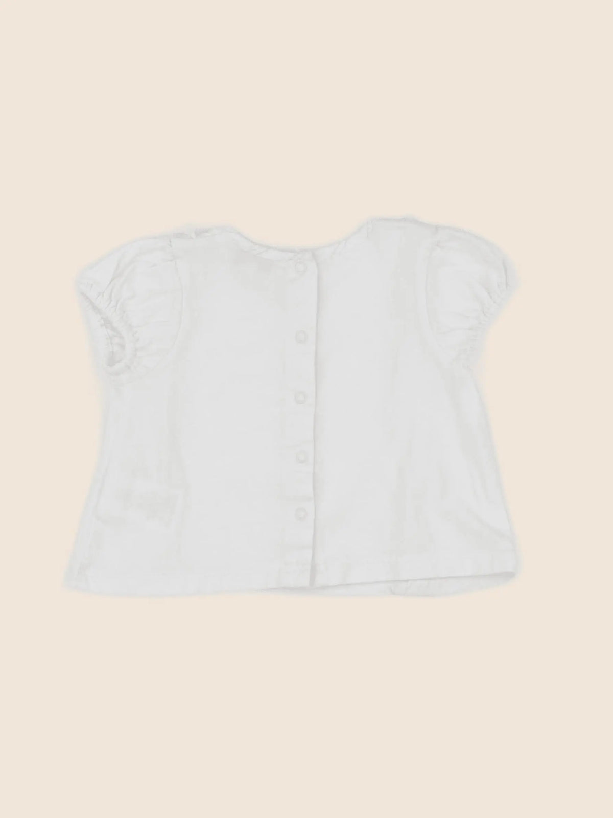 Cyrillus - tee-shirt beige - 6 mois