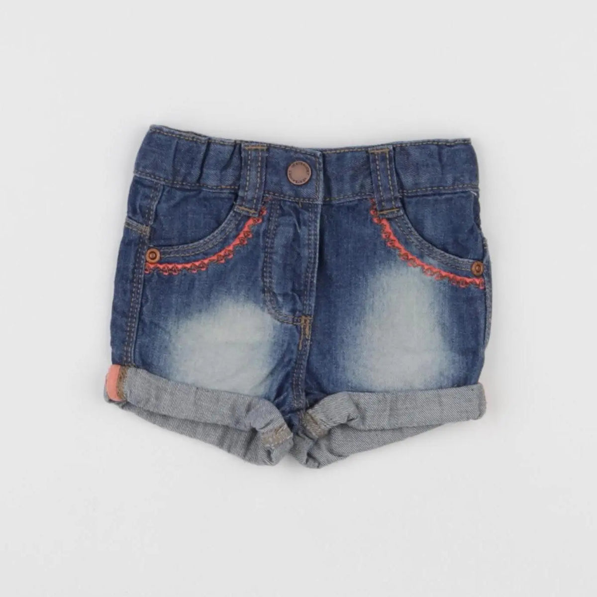 Vertbaudet - short bleu - 12 mois