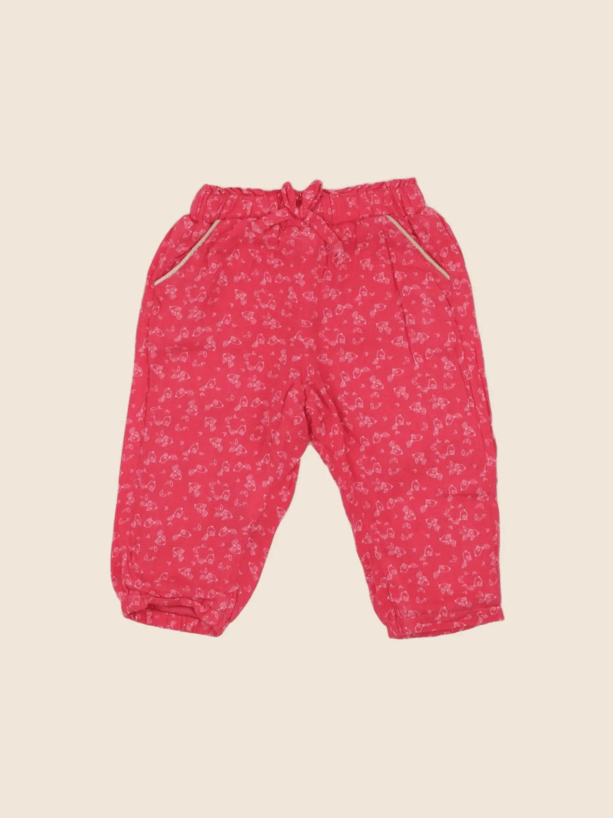 Vertbaudet - pantalon rose - 3 mois