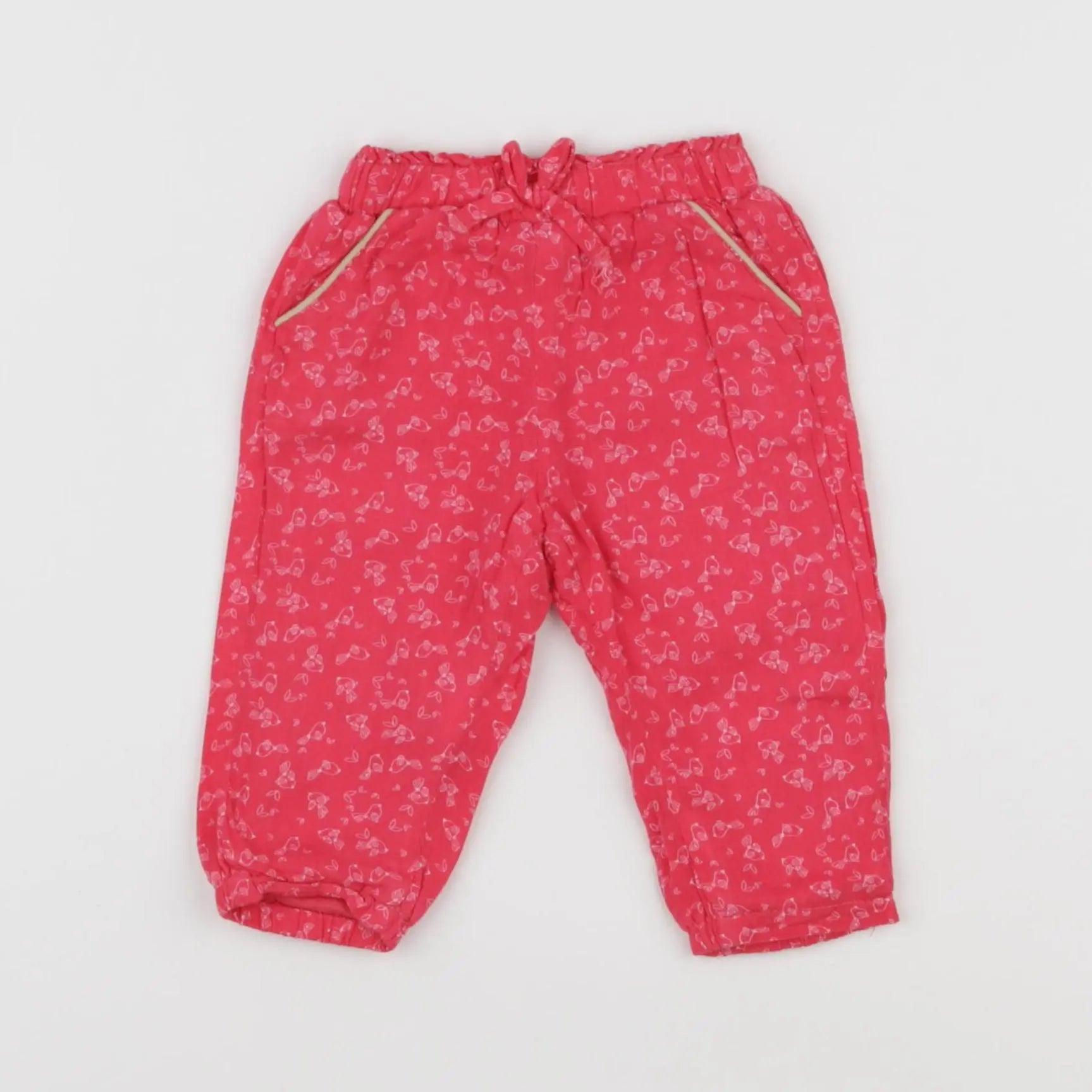 Vertbaudet - pantalon rose - 3 mois