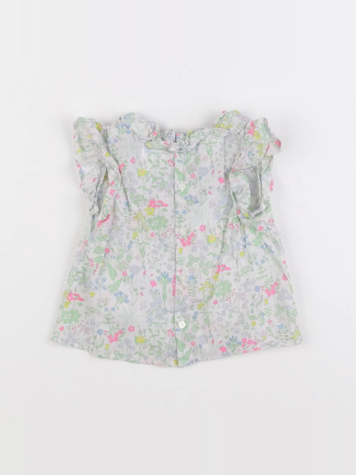Jacadi - blouse liberty multicolore - 12 mois