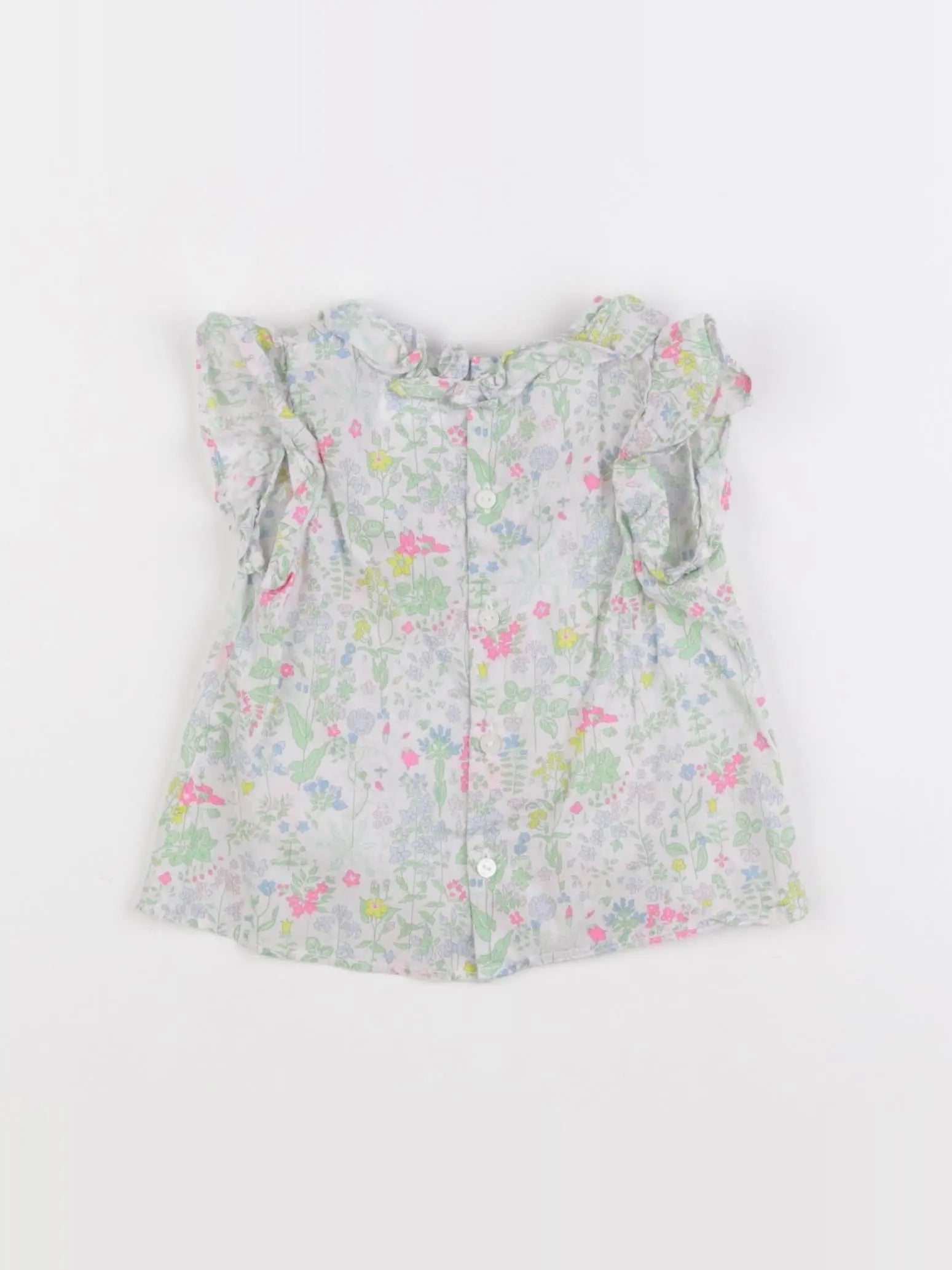Jacadi - blouse liberty multicolore - 12 mois
