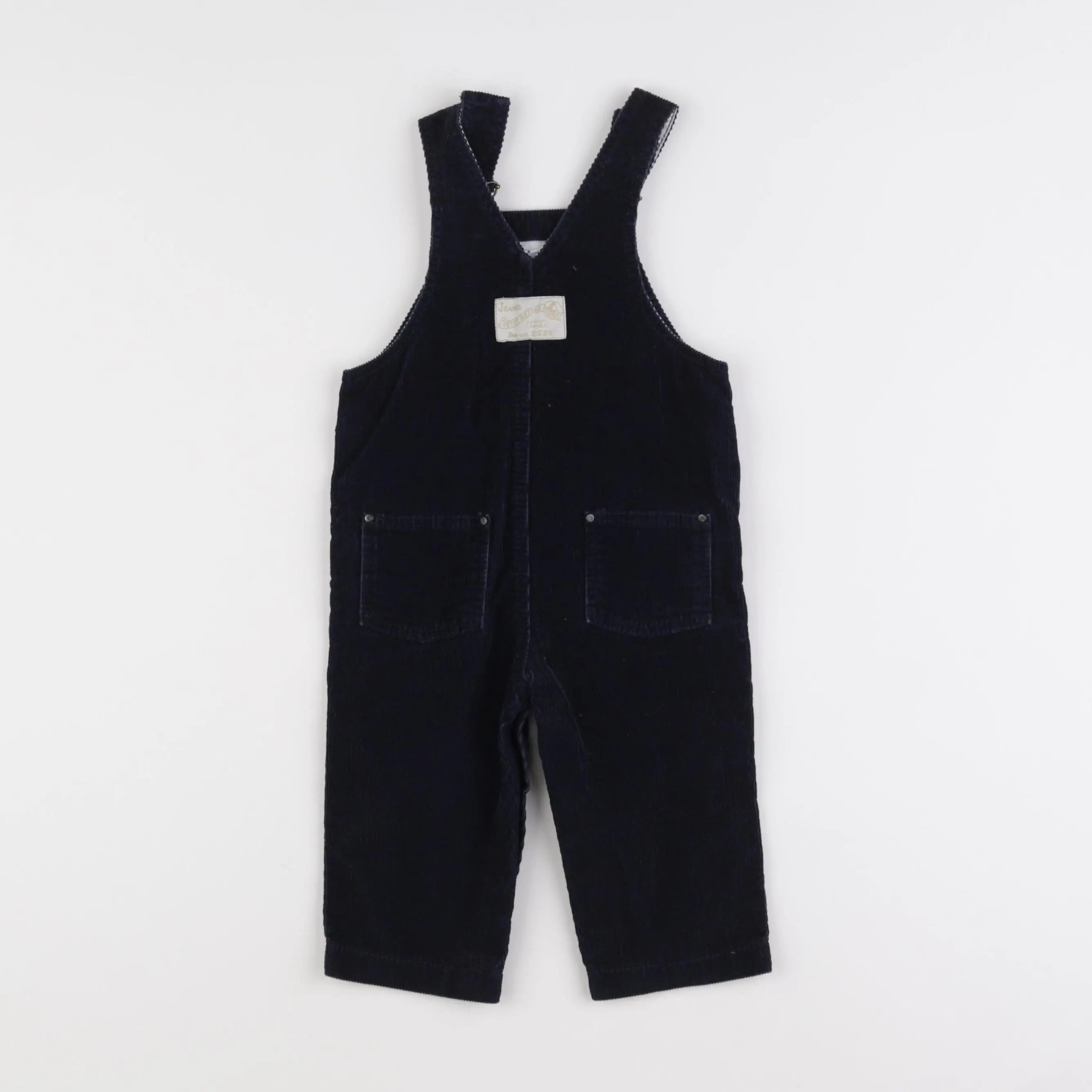 Petit Bateau - salopette bleu - 6 mois