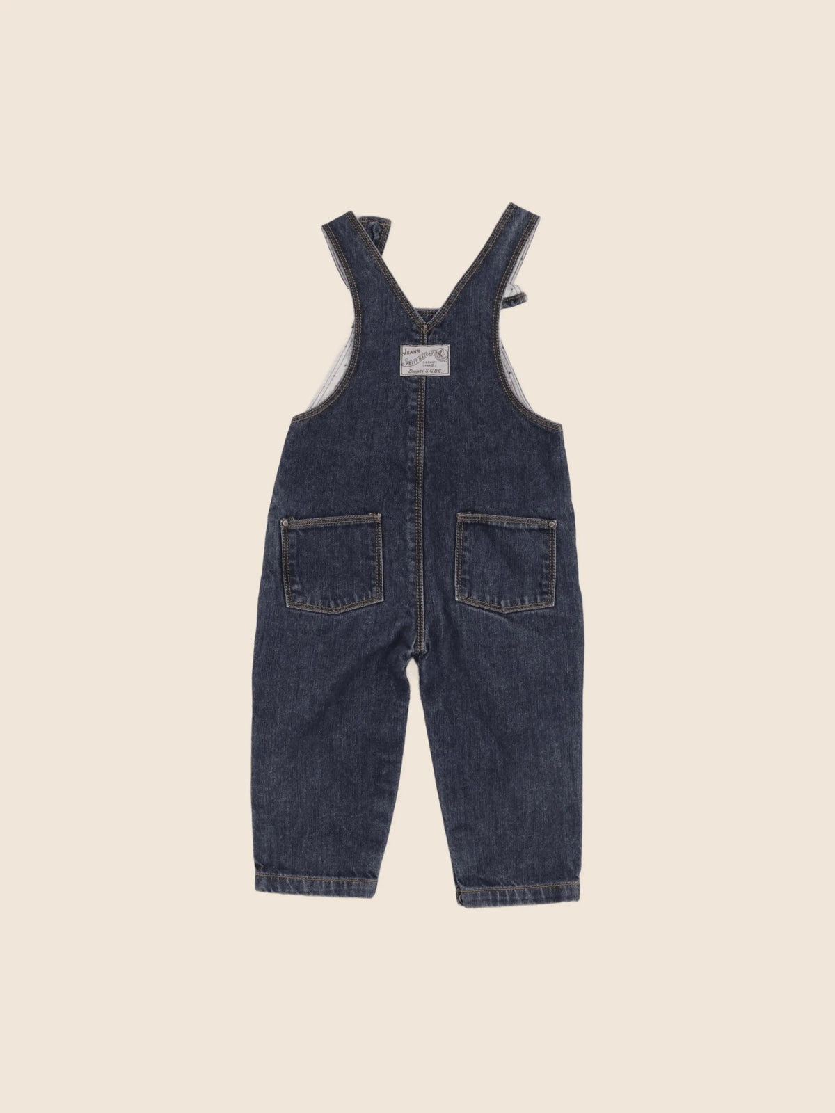 Petit Bateau - salopette bleu - 6 mois