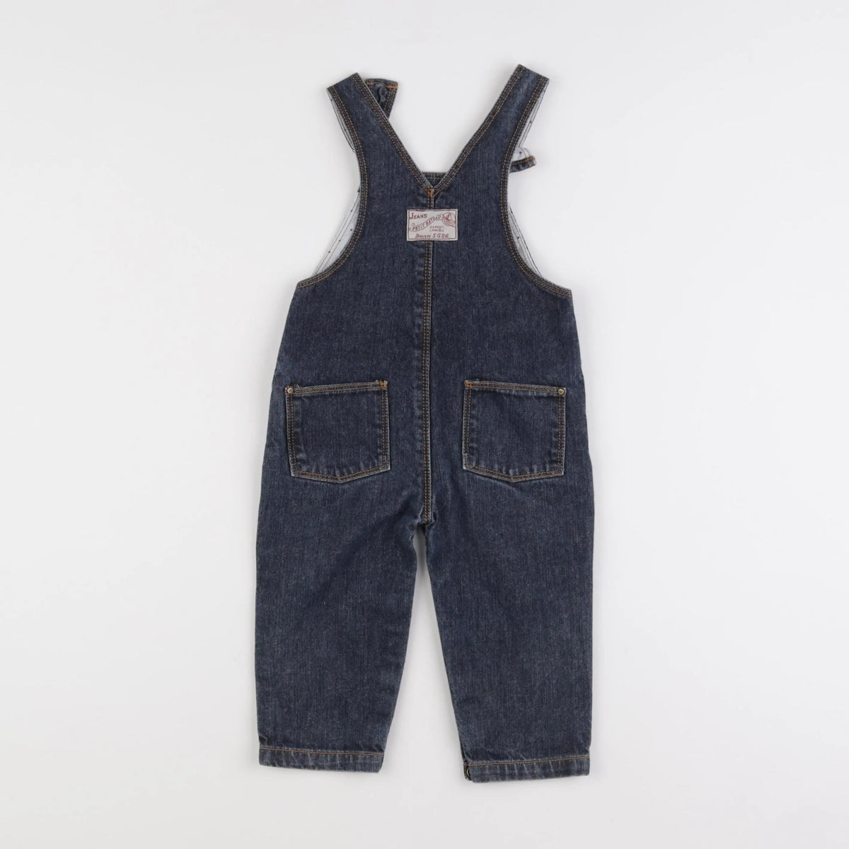 Petit Bateau - salopette bleu - 6 mois