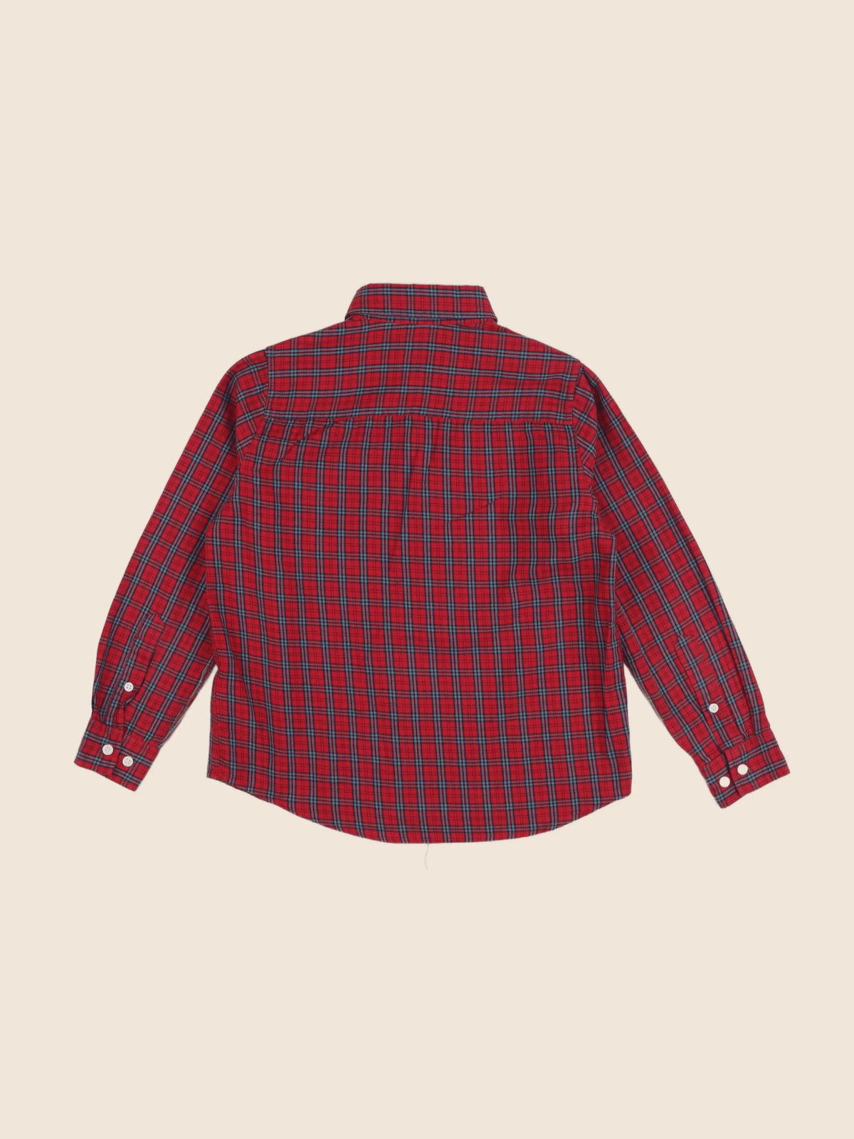 Cyrillus - chemise rouge - 10 ans