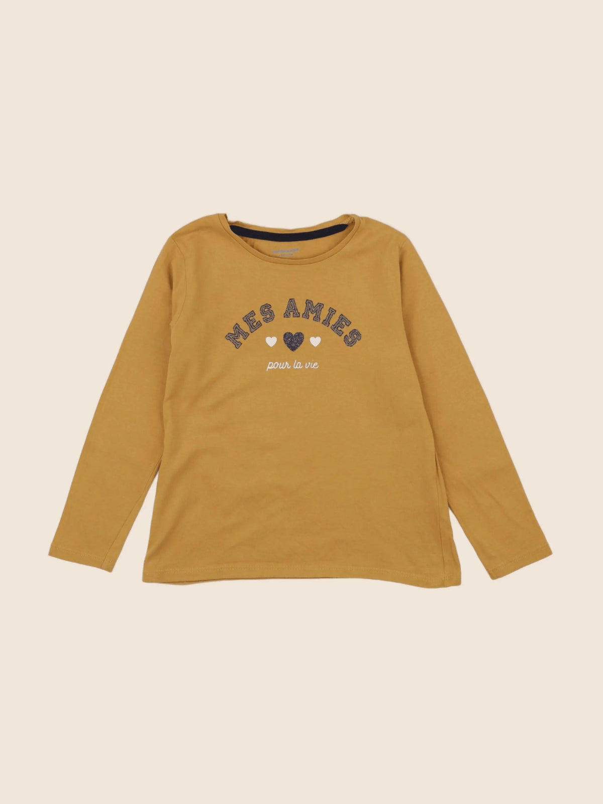 Vertbaudet - tee-shirt jaune - 5 ans