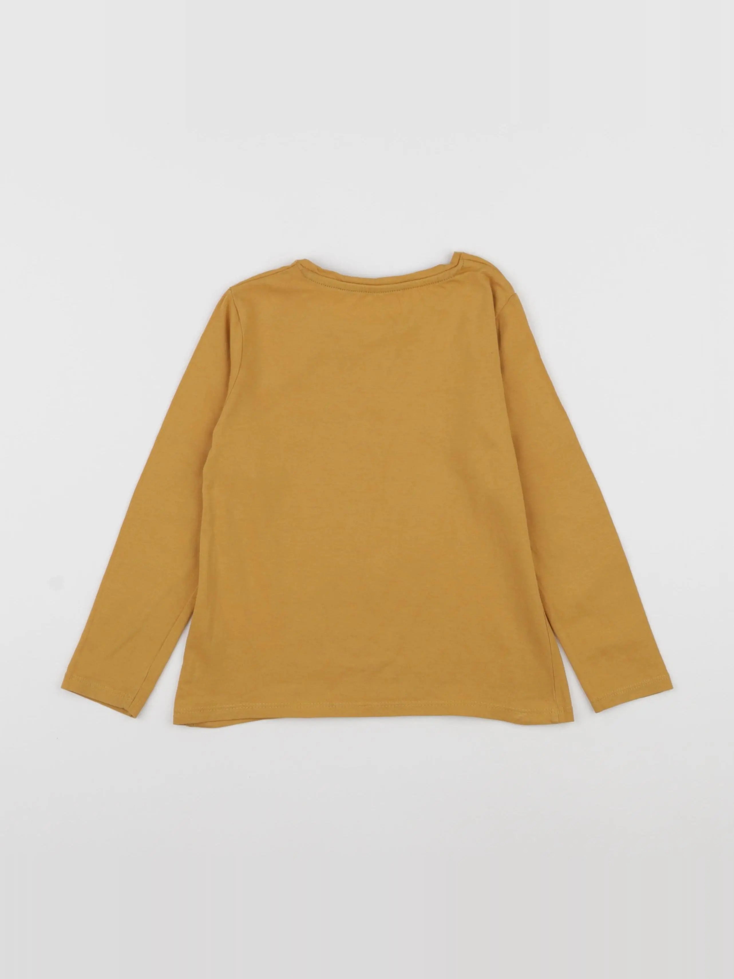 Vertbaudet - tee-shirt jaune - 5 ans