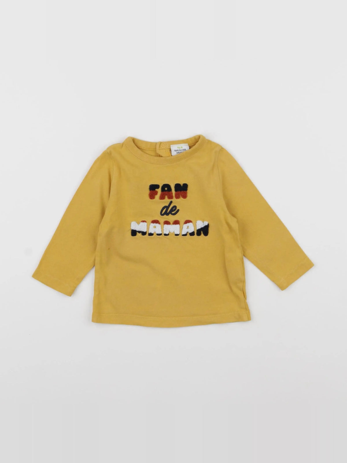 Tape à l'oeil - tee-shirt jaune - 6 mois