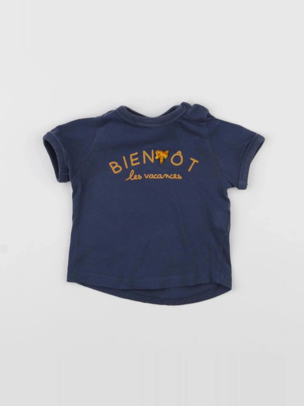 Tape à l'oeil - tee-shirt bleu - 6 mois