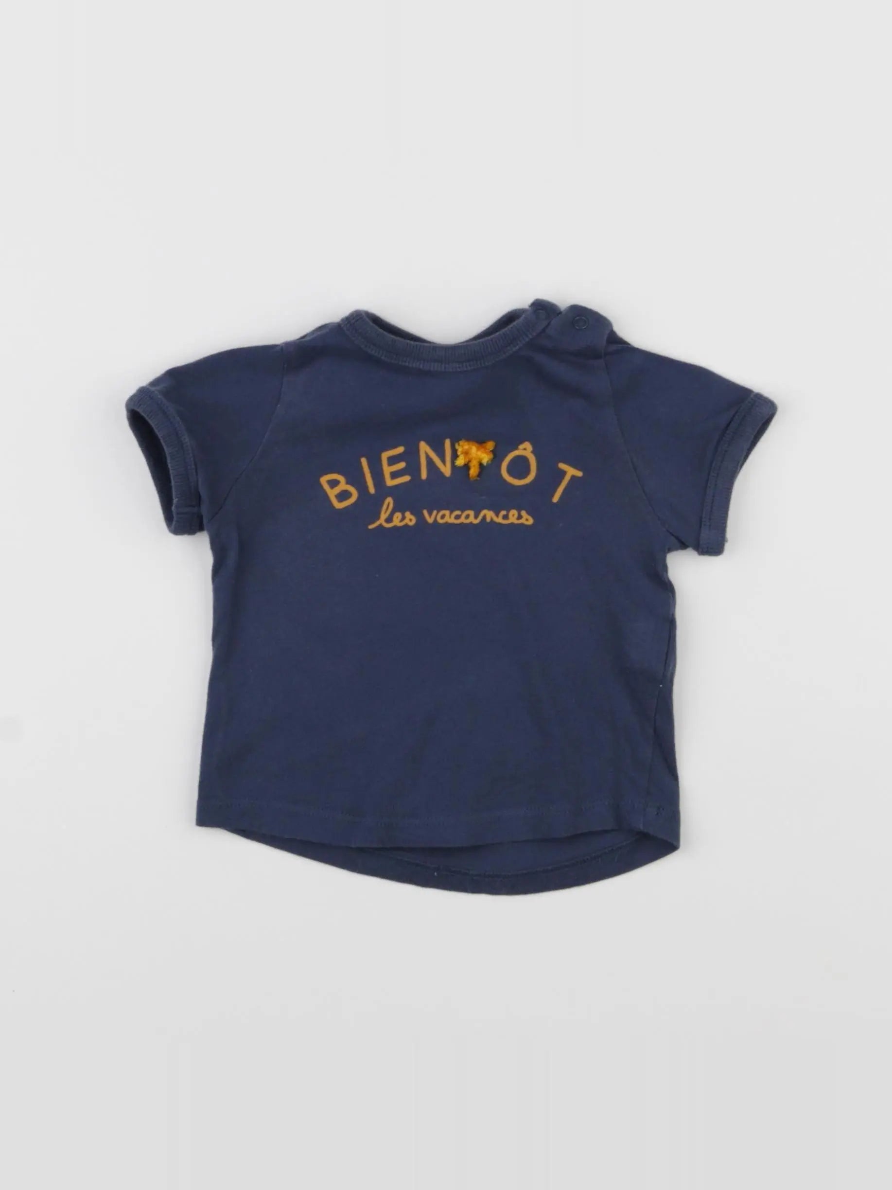 Tape à l'oeil - tee-shirt bleu - 6 mois