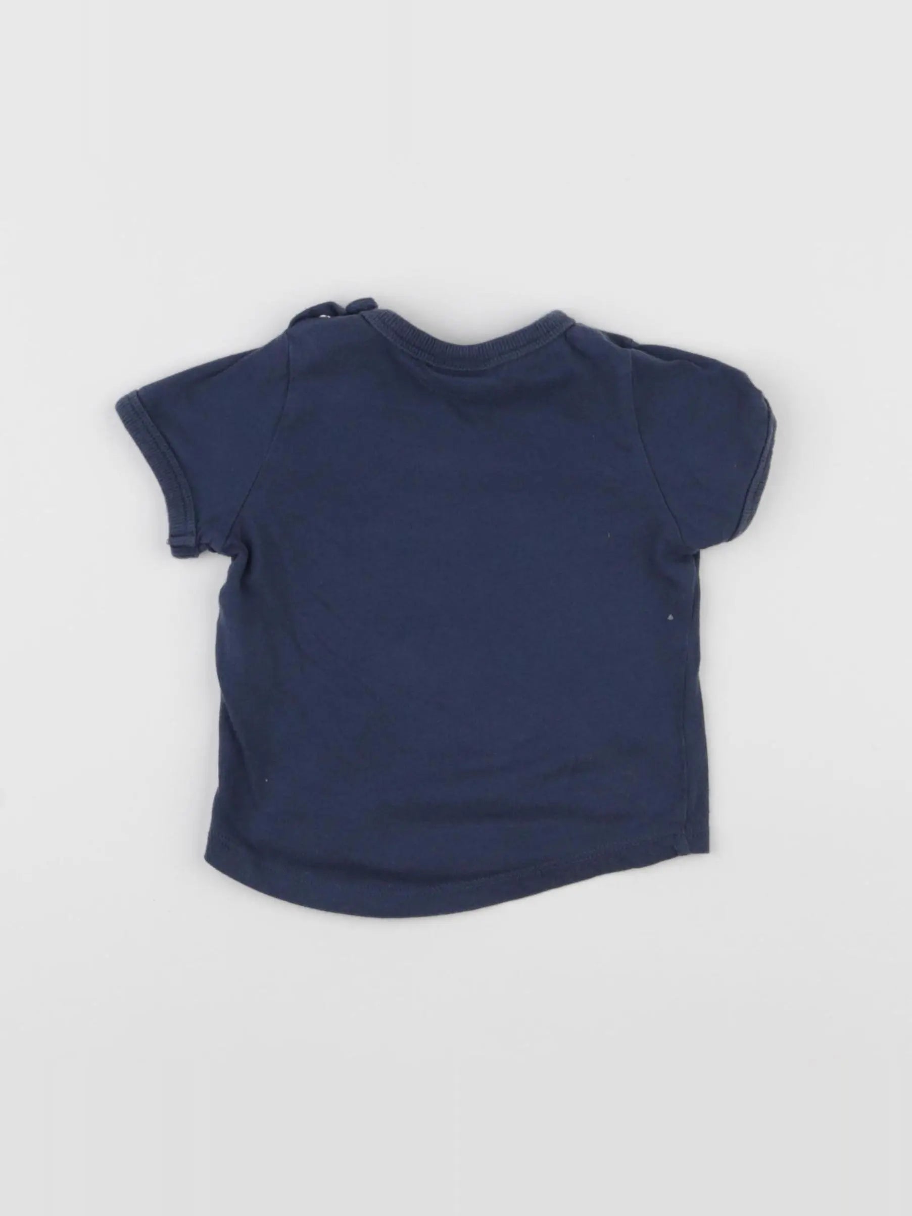 Tape à l'oeil - tee-shirt bleu - 6 mois