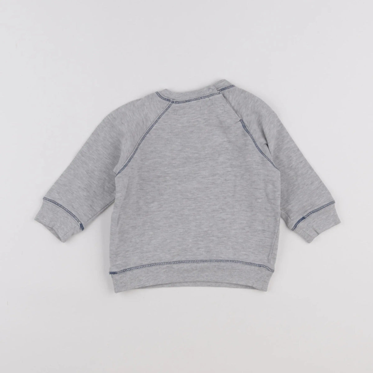 Vertbaudet - sweat gris - 12 mois