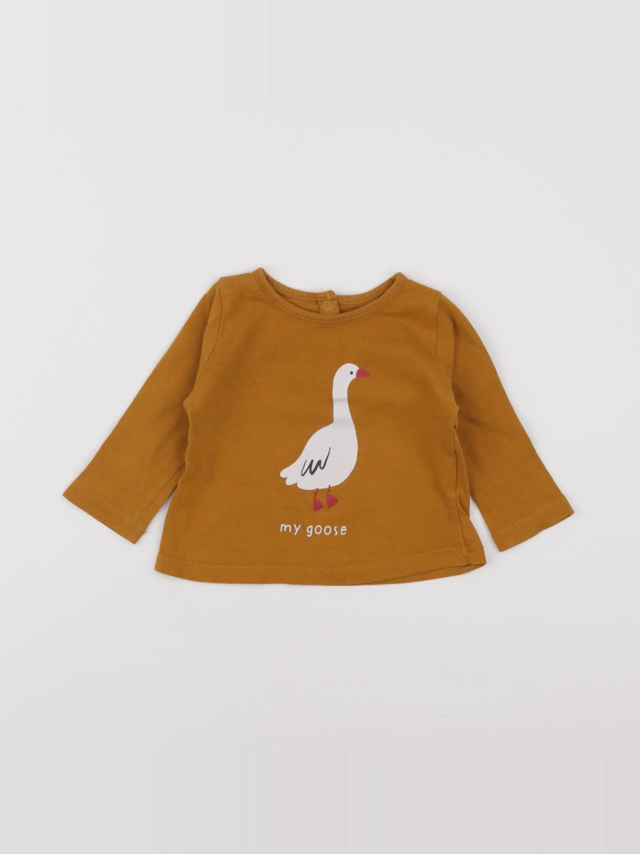 Boutchou - tee-shirt jaune - 6 mois