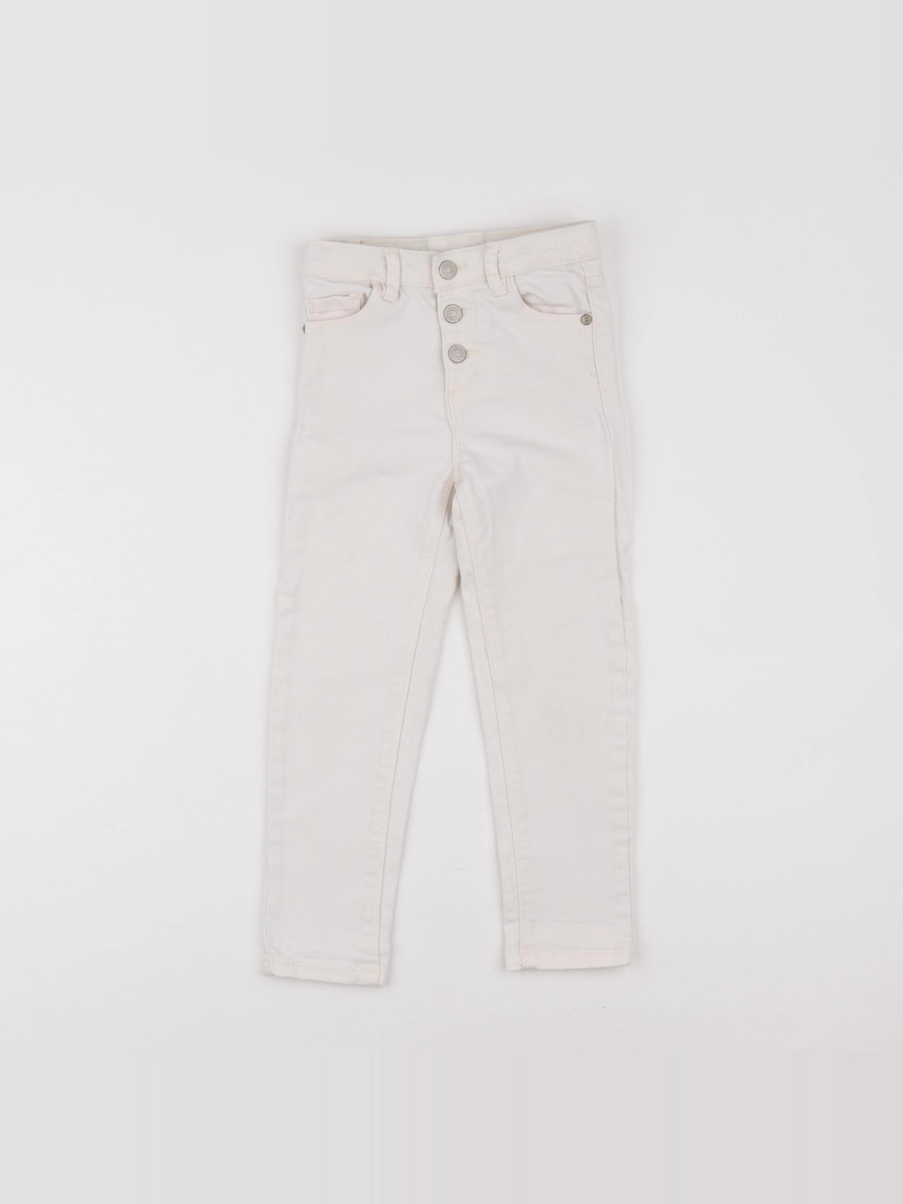 Vertbaudet - jean beige - 5 ans