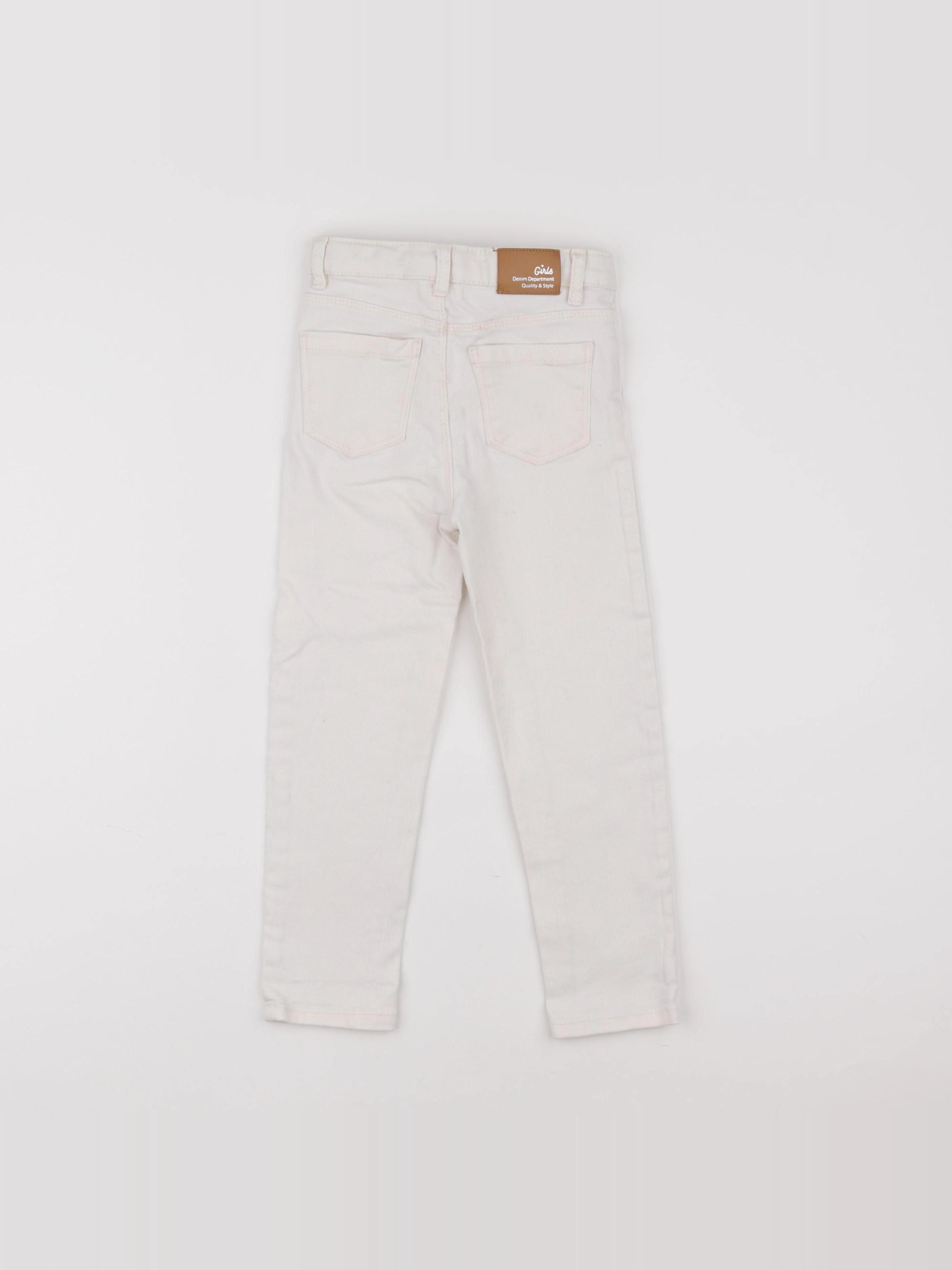 Vertbaudet - jean beige - 5 ans