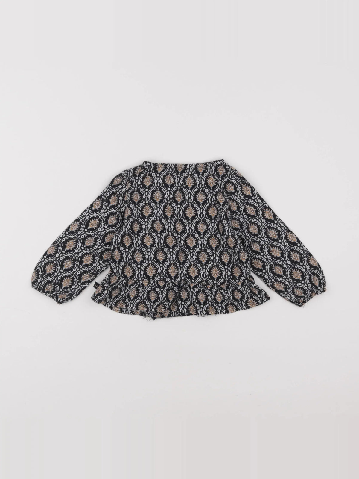 IKKS - blouse noir - 12 mois