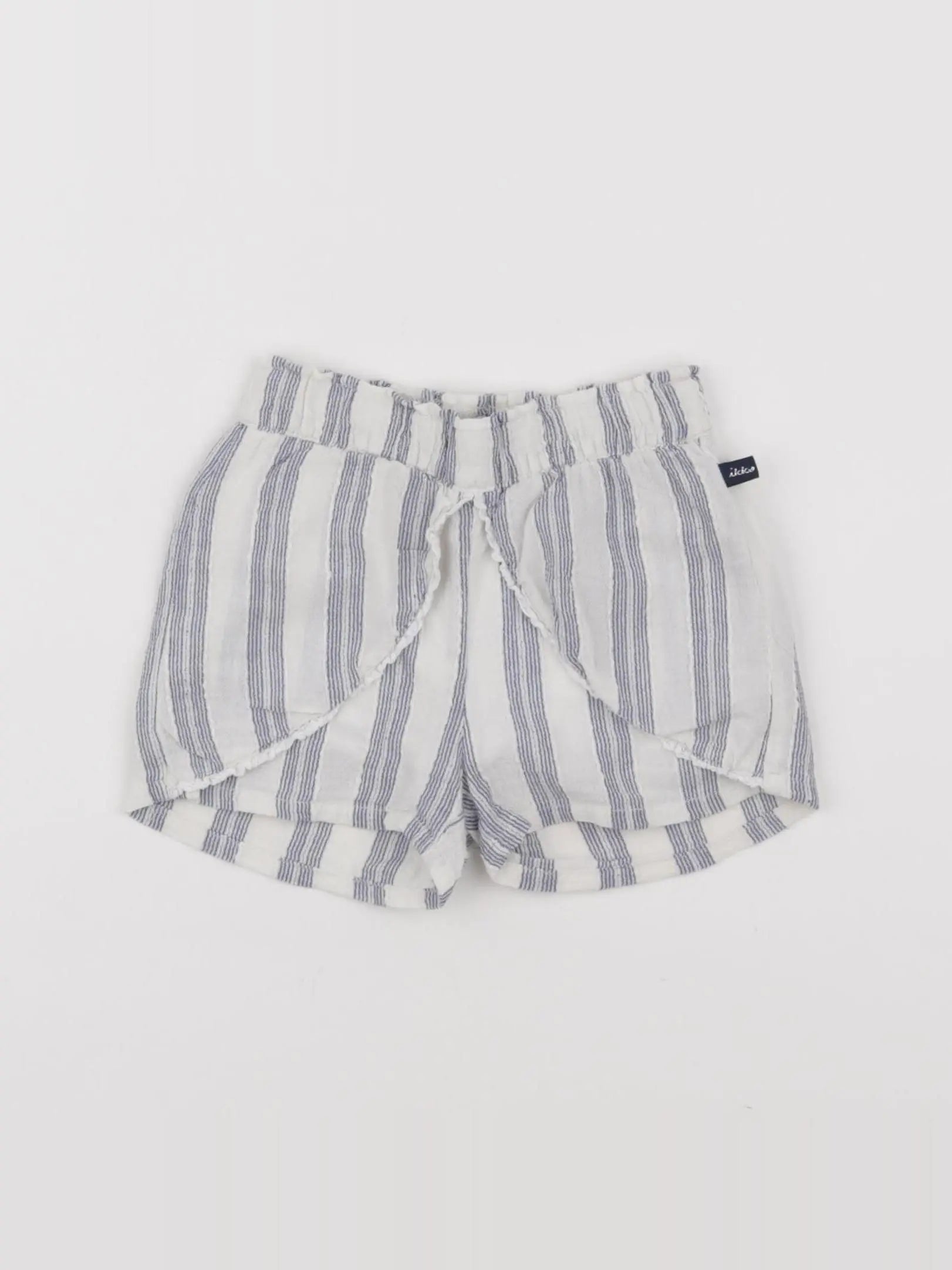IKKS - short blanc, bleu - 18 mois