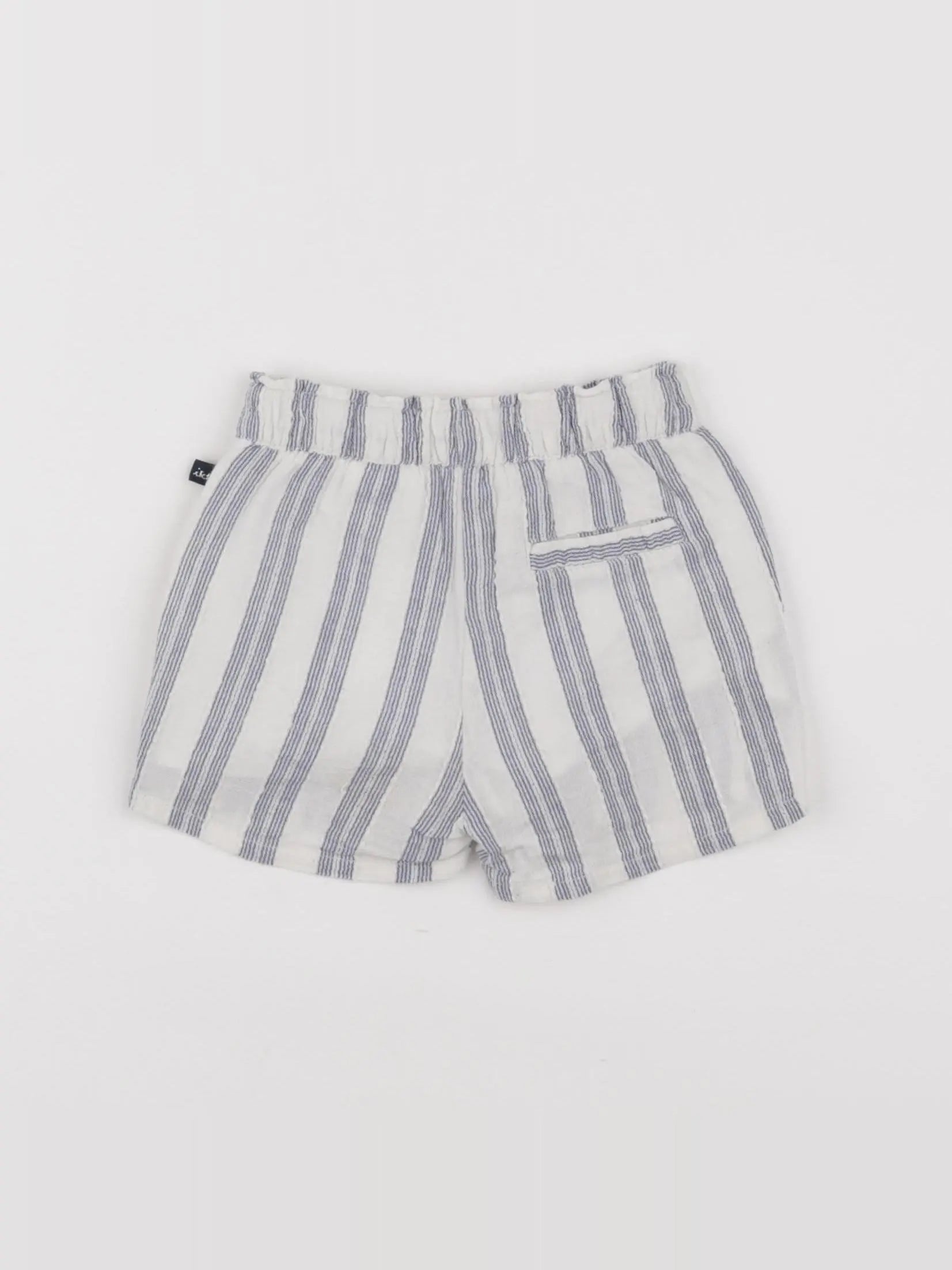 IKKS - short blanc, bleu - 18 mois