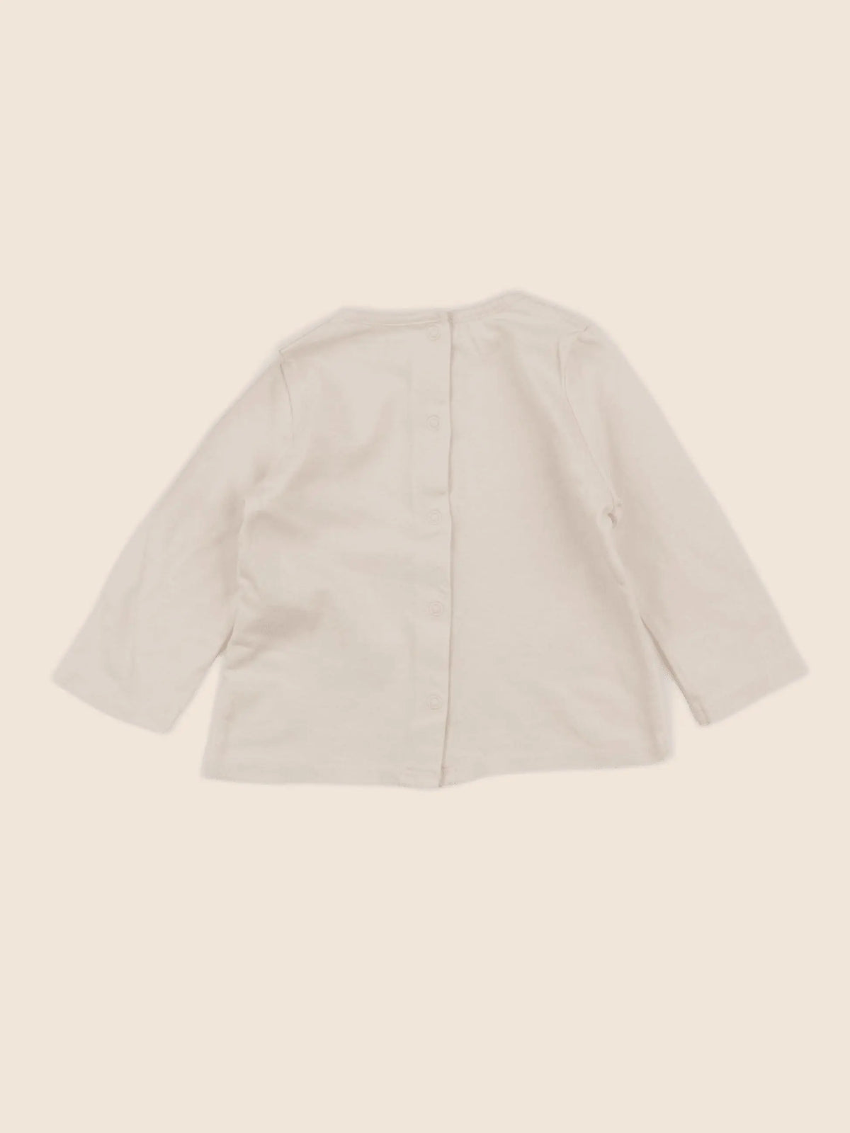 Vertbaudet - tee-shirt beige - 6 mois