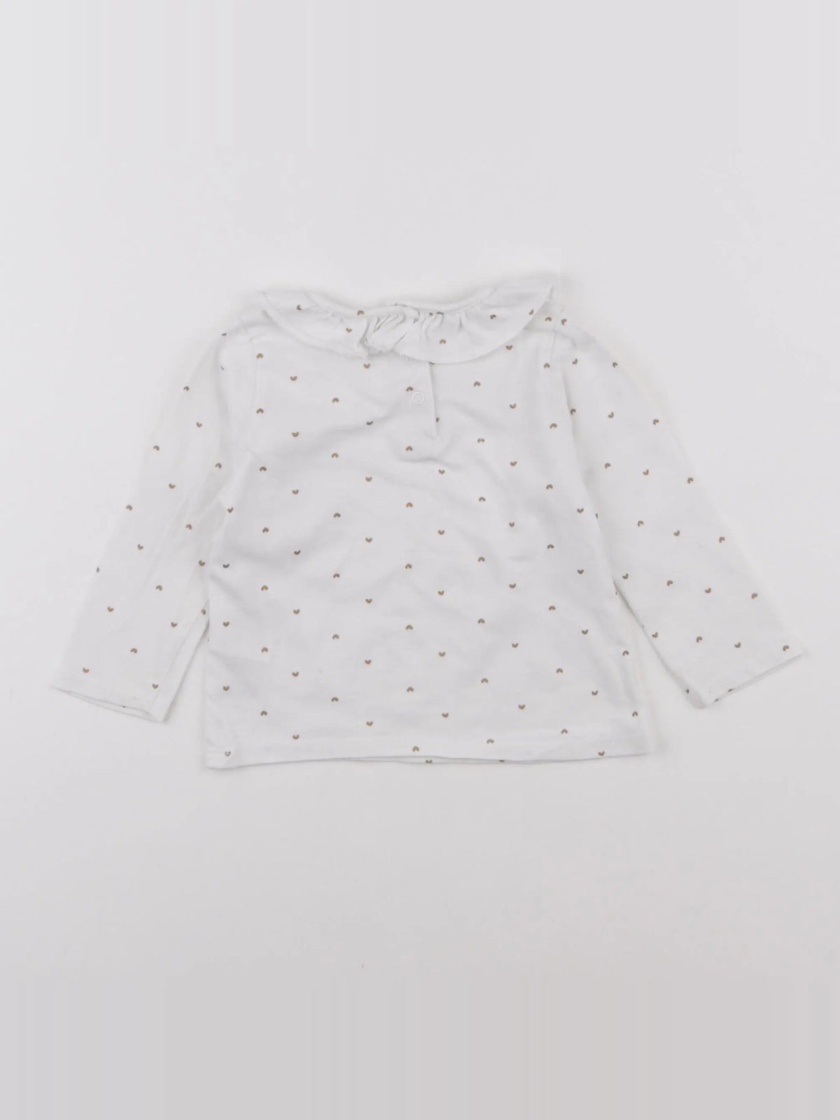 Vertbaudet - tee-shirt blanc - 6 mois