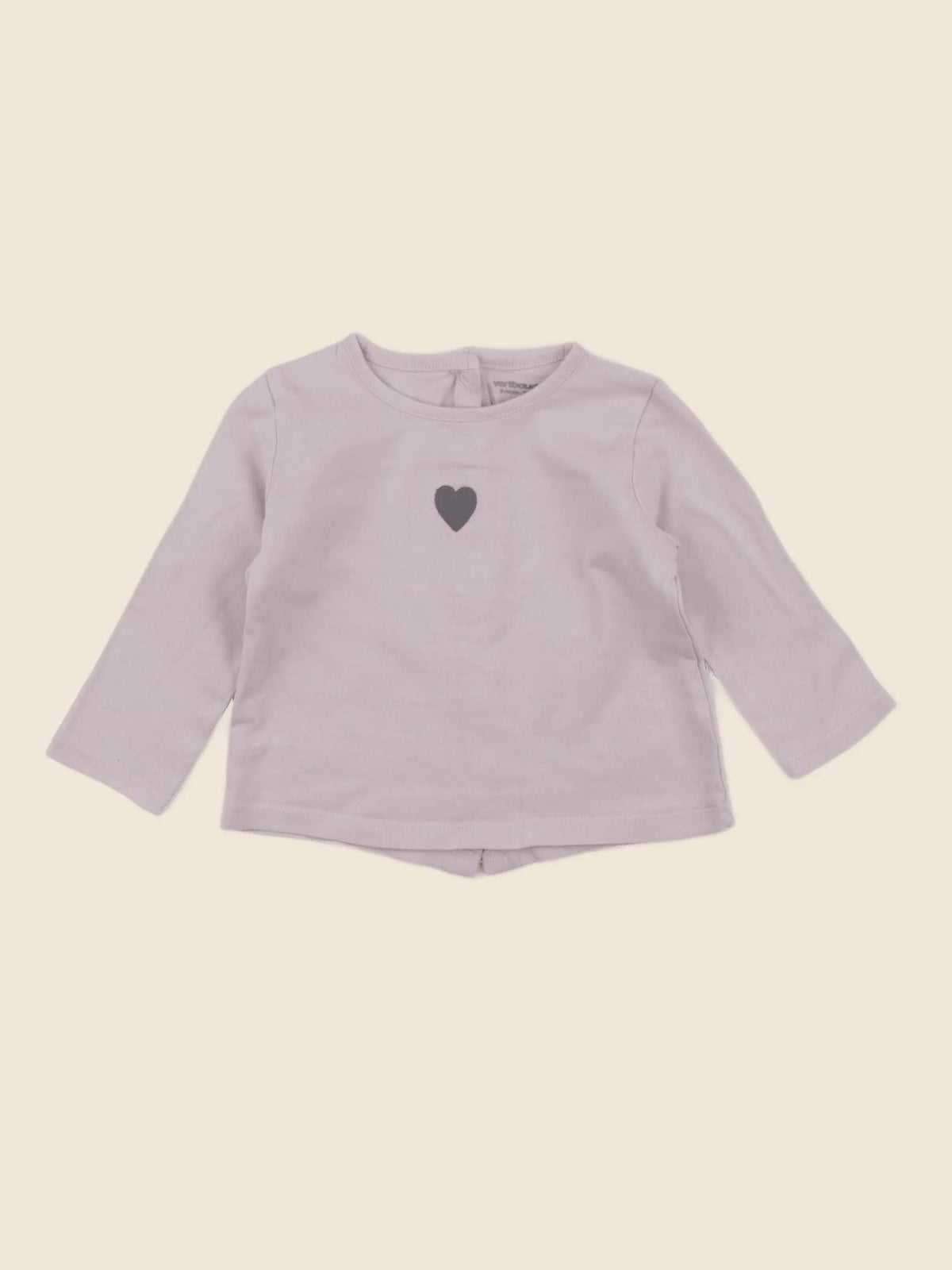 Vertbaudet - tee-shirt violet - 9 mois