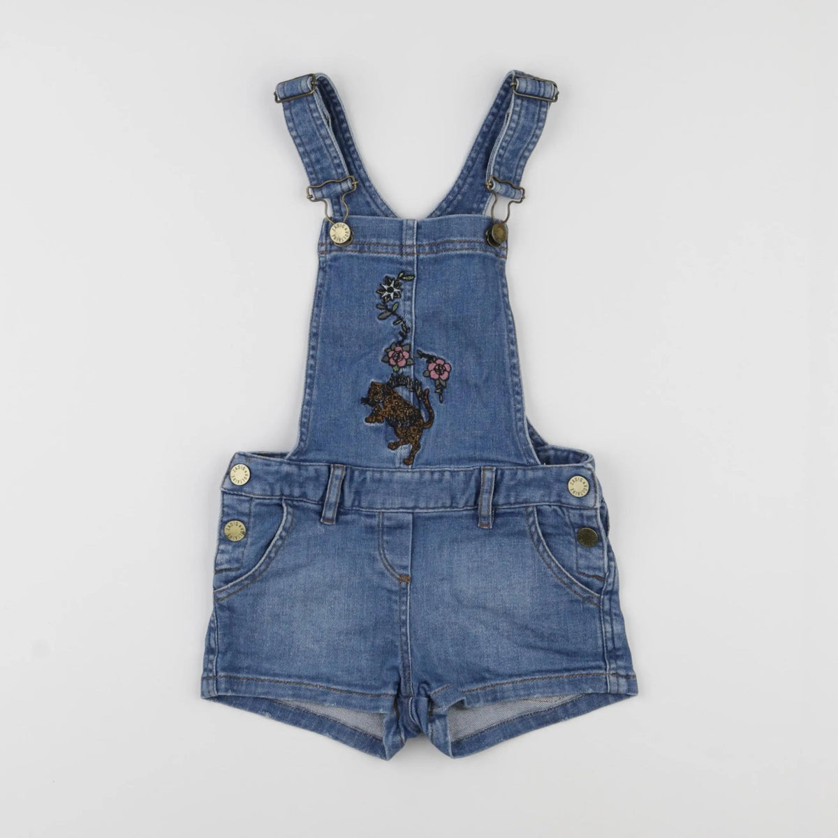 Zadig & Voltaire - salopette bleu - 8 ans