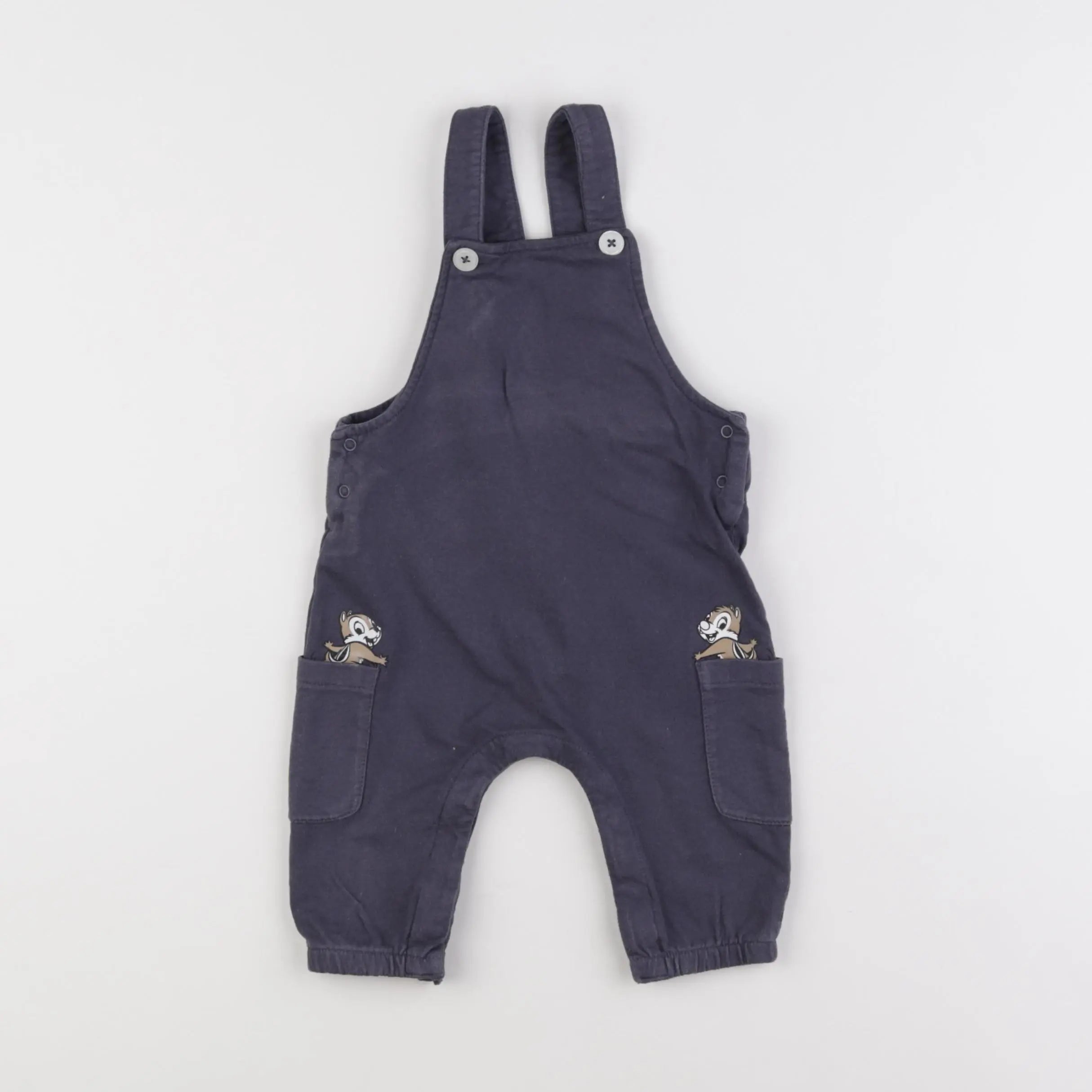 Vertbaudet - salopette bleu - 9 mois