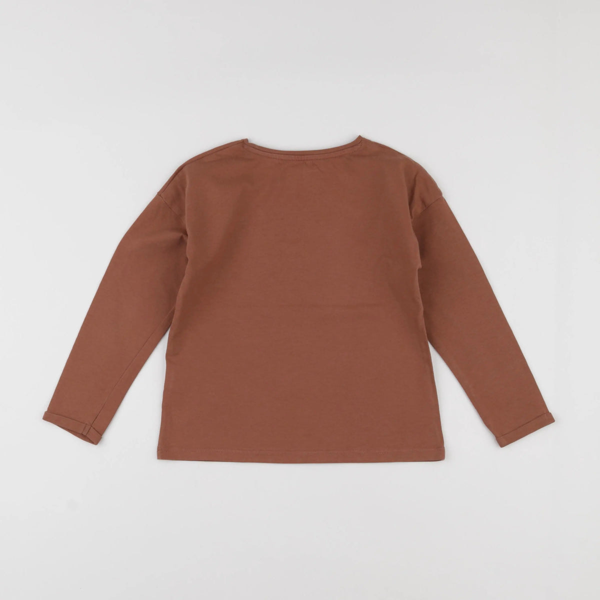 Vertbaudet - tee-shirt marron - 6 ans