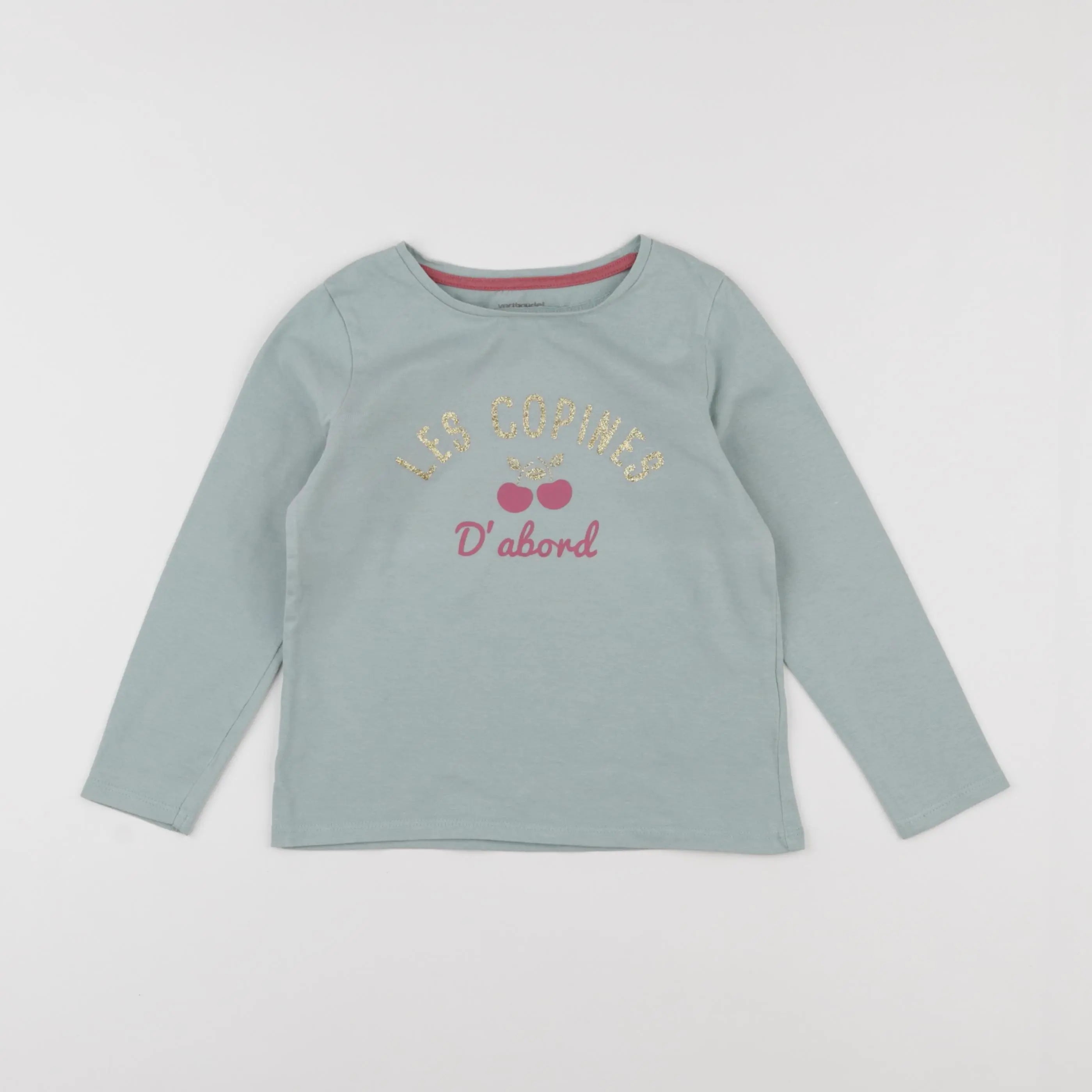 Vertbaudet - tee-shirt vert - 6 ans
