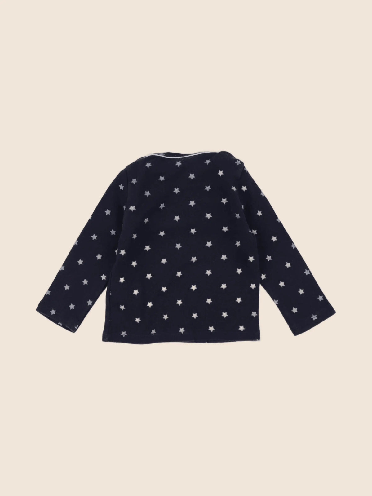 Petit Bateau - maillot de corps bleu - 12 mois