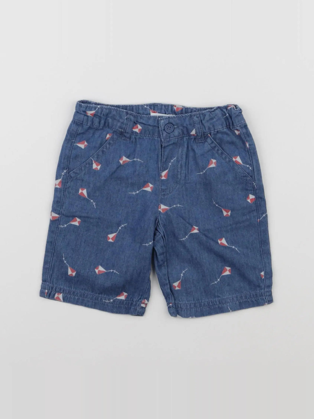 Boutchou - short bleu - 12 mois