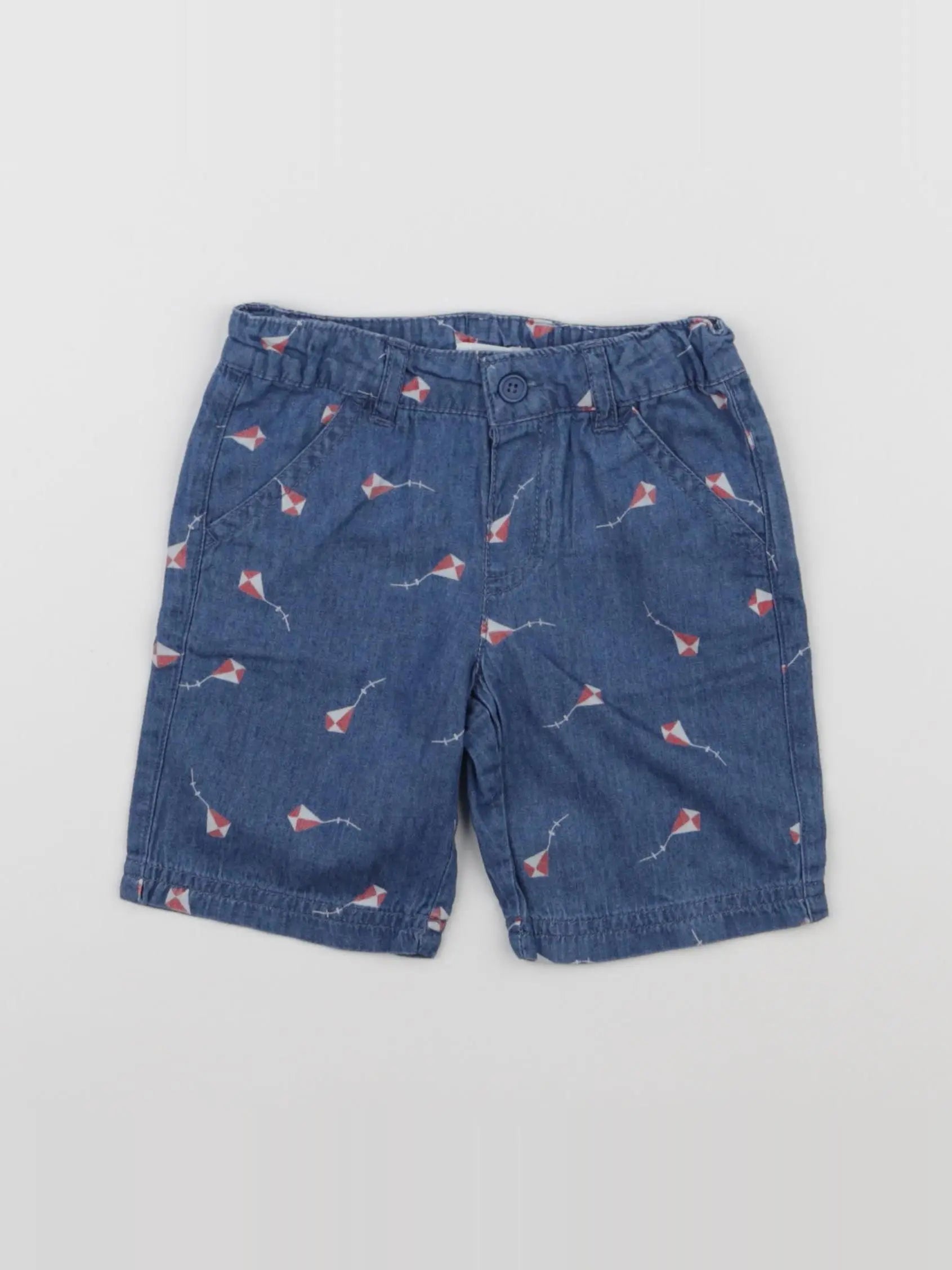 Boutchou - short bleu - 12 mois