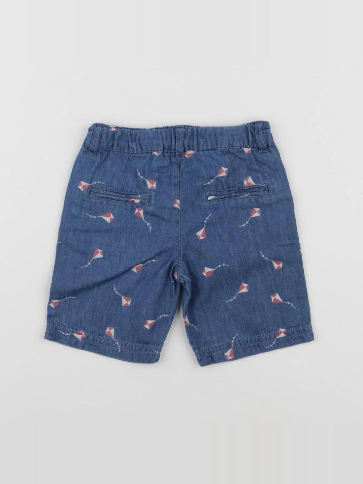 Boutchou - short bleu - 12 mois