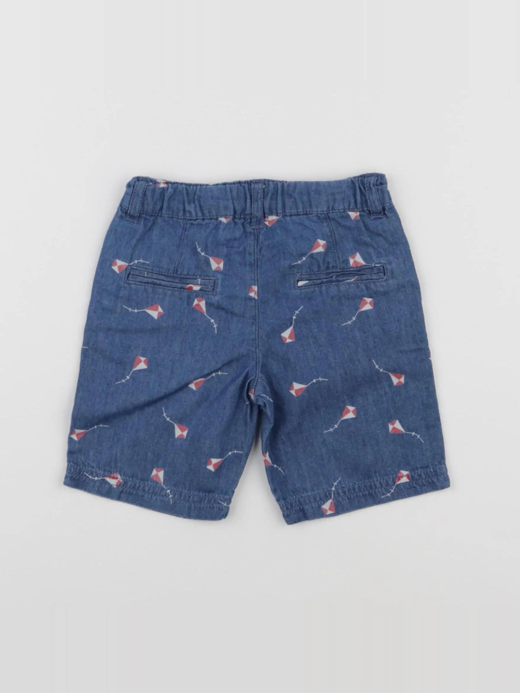 Boutchou - short bleu - 12 mois