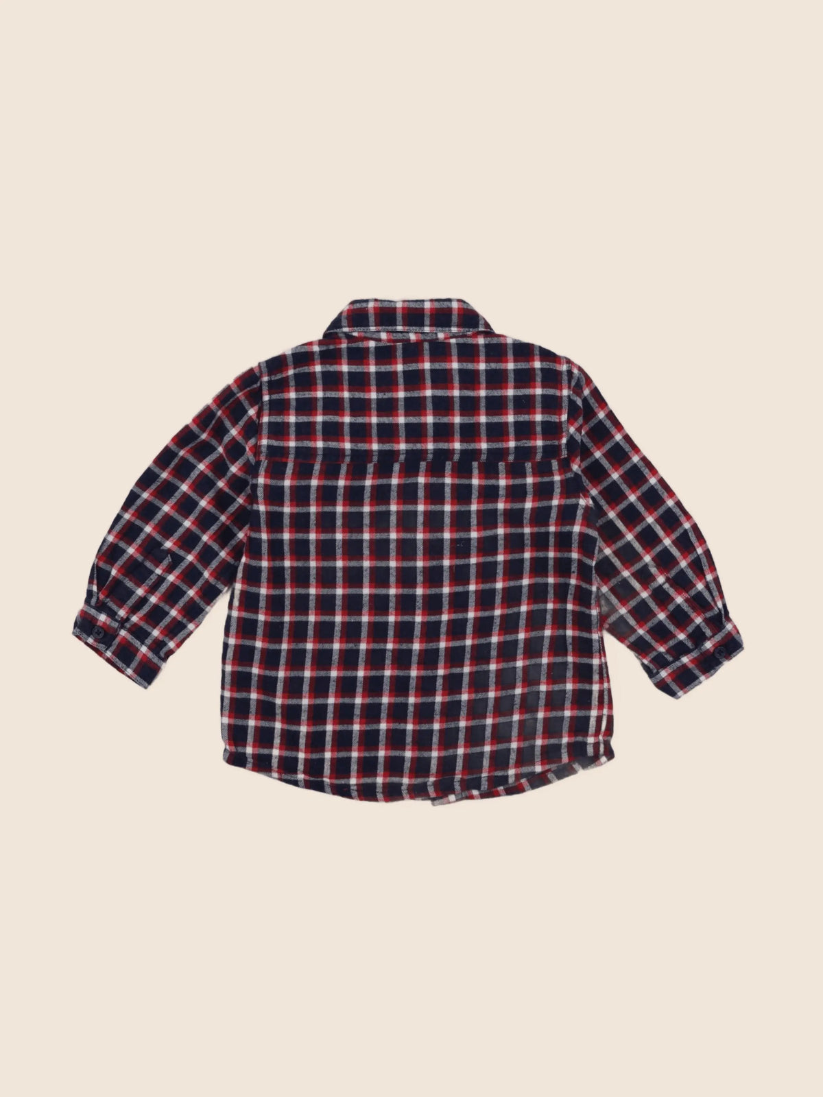 Boutchou - chemise bleu - 12 mois