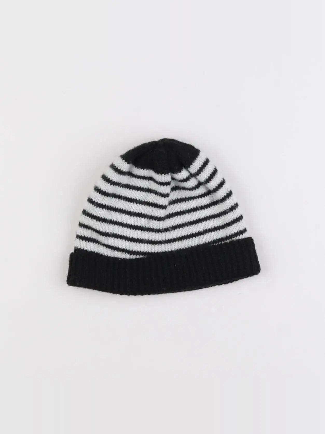 Vertbaudet - bonnet bleu, blanc - 2/3 ans