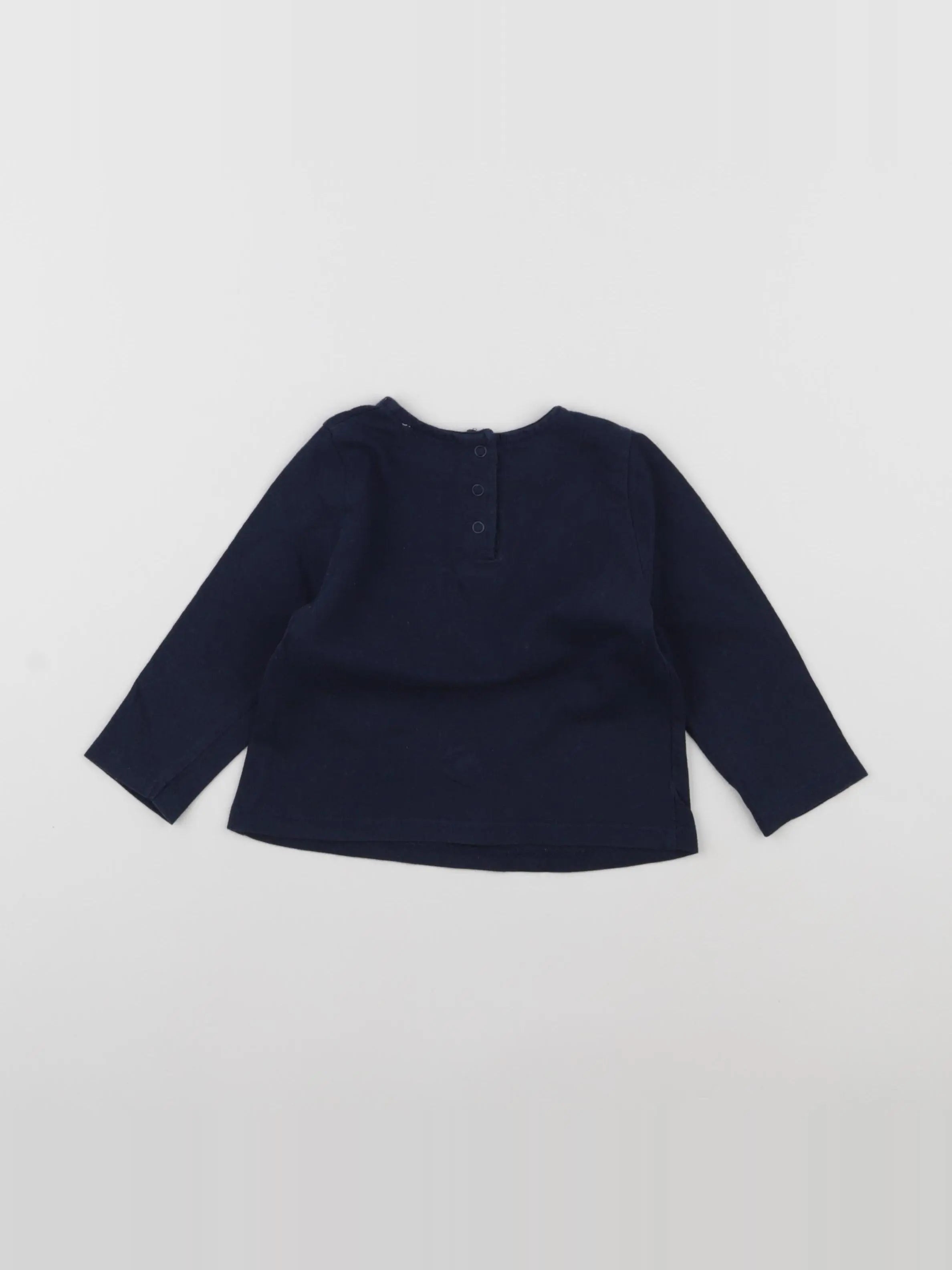 Tape à l'oeil - tee-shirt bleu - 12 mois