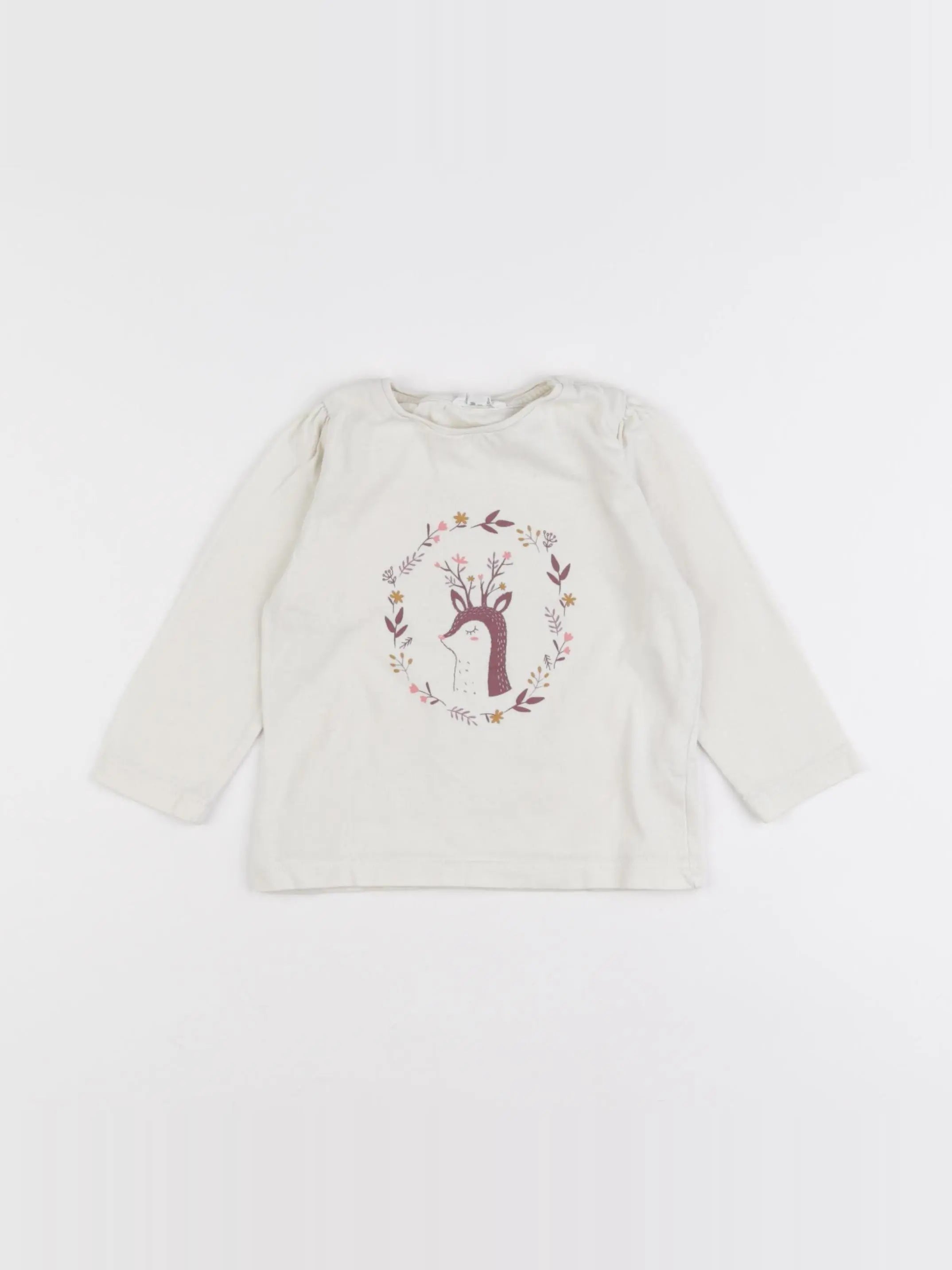 Eden & Victor - tee-shirt beige - 18 mois