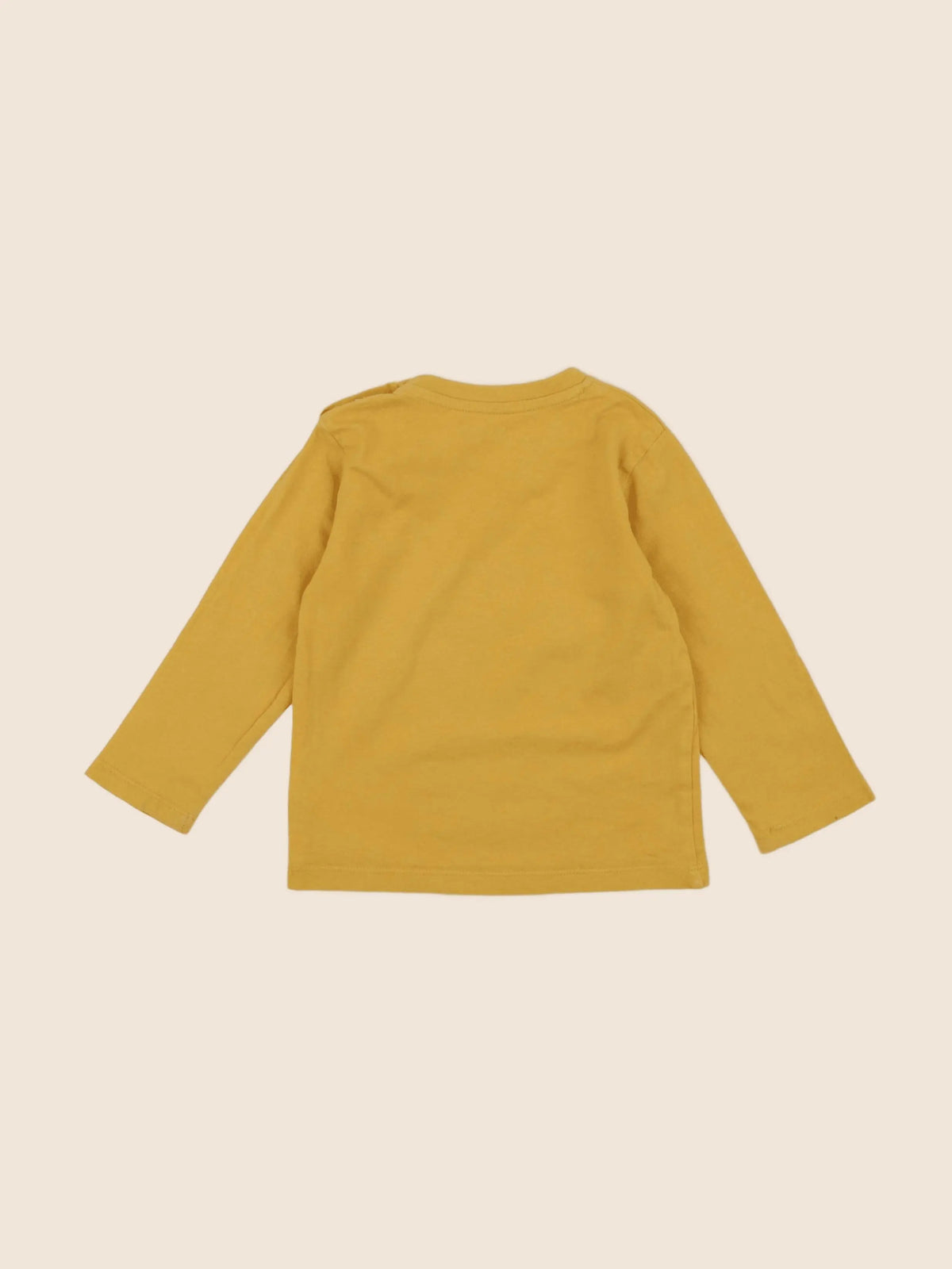 Vertbaudet - tee-shirt jaune - 12 mois
