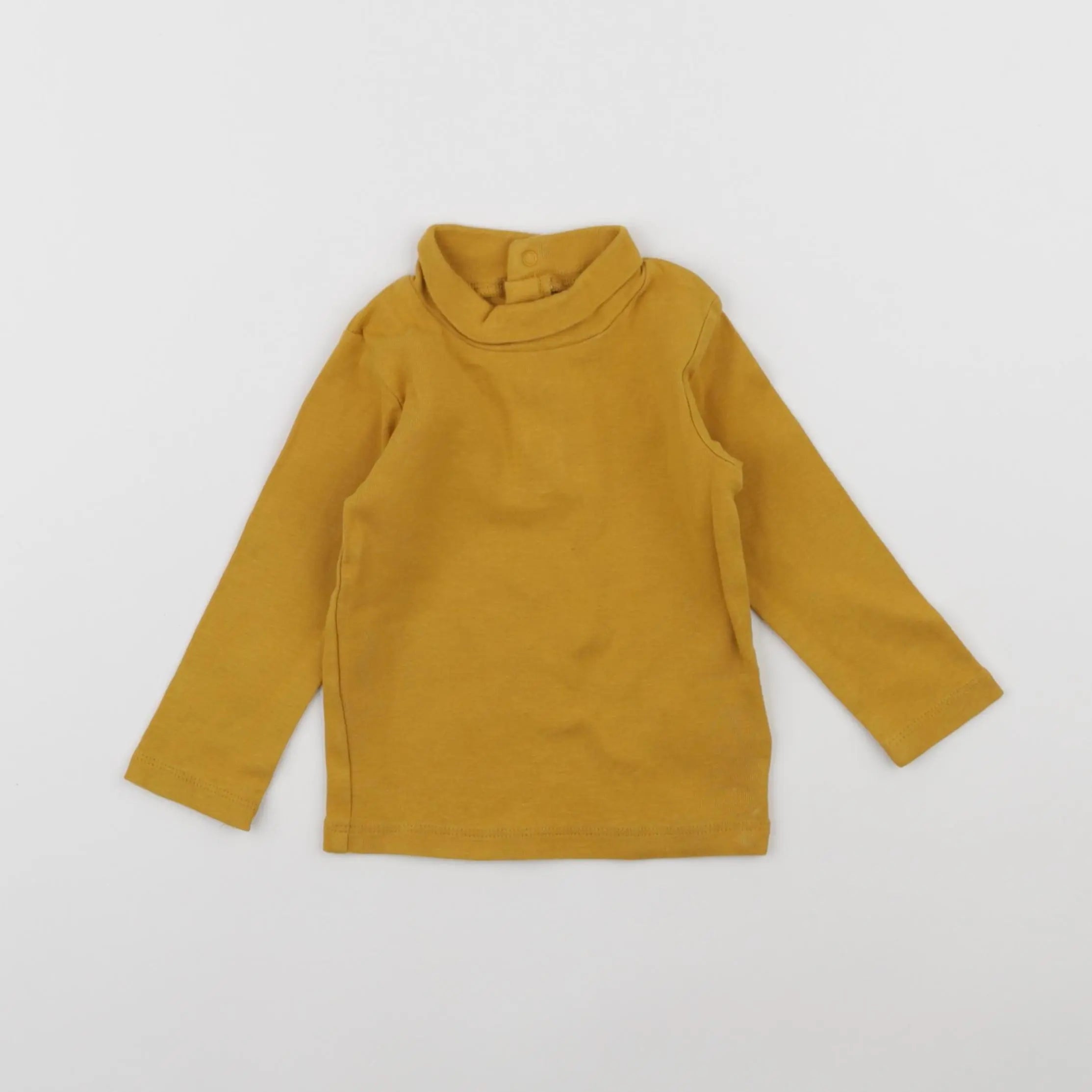 Vertbaudet - sous-pull jaune - 12 mois