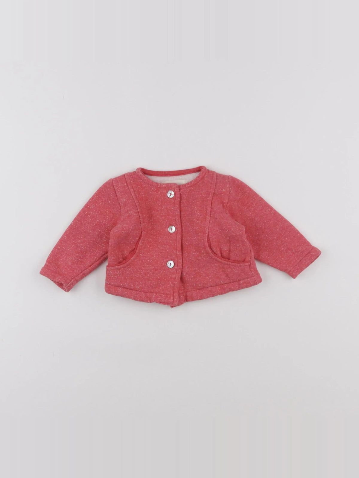 Arsène et les pipelettes - gilet rose - 6 mois