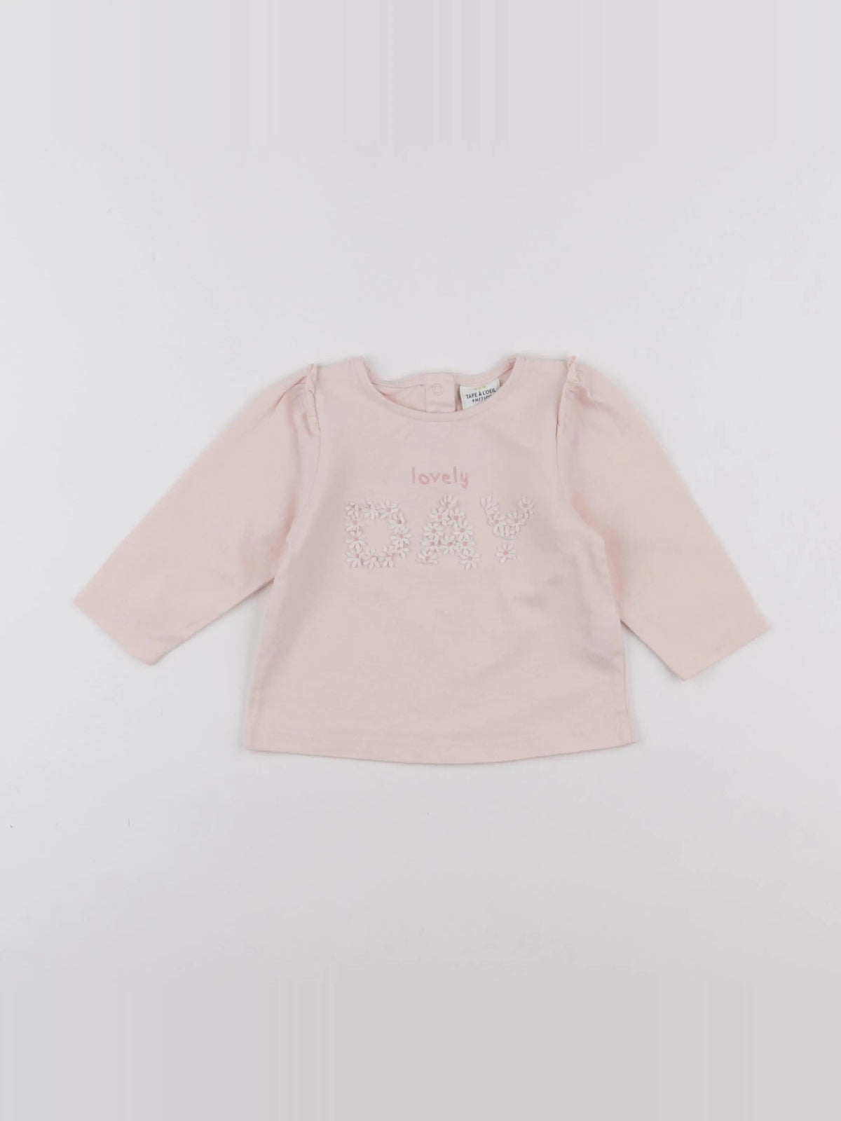 Tape à l'oeil - tee-shirt rose - 9 mois